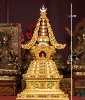 Large Golden Stupa | Path to Enlightenment