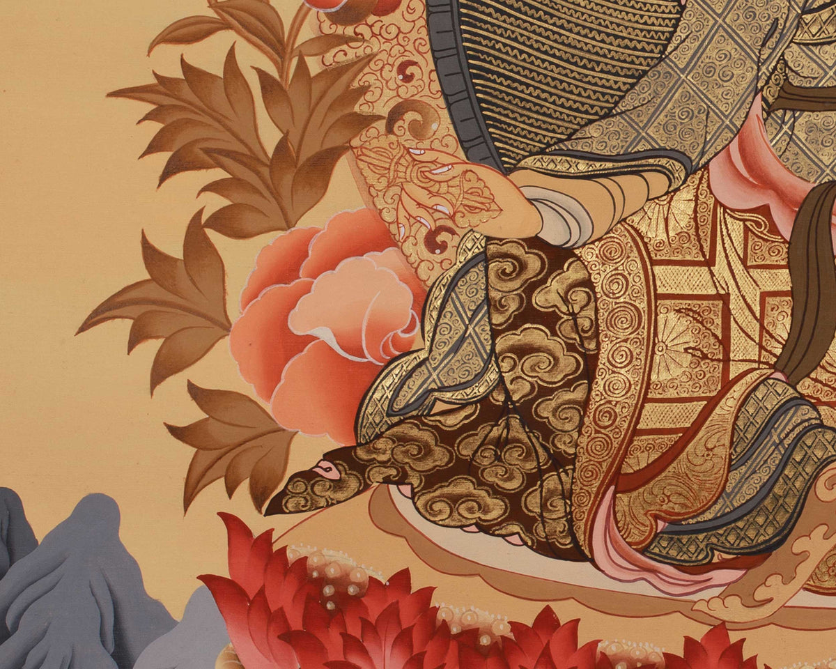 Himalayan Master Guru Rinpoche Thangka | Padmasambhava Artwork