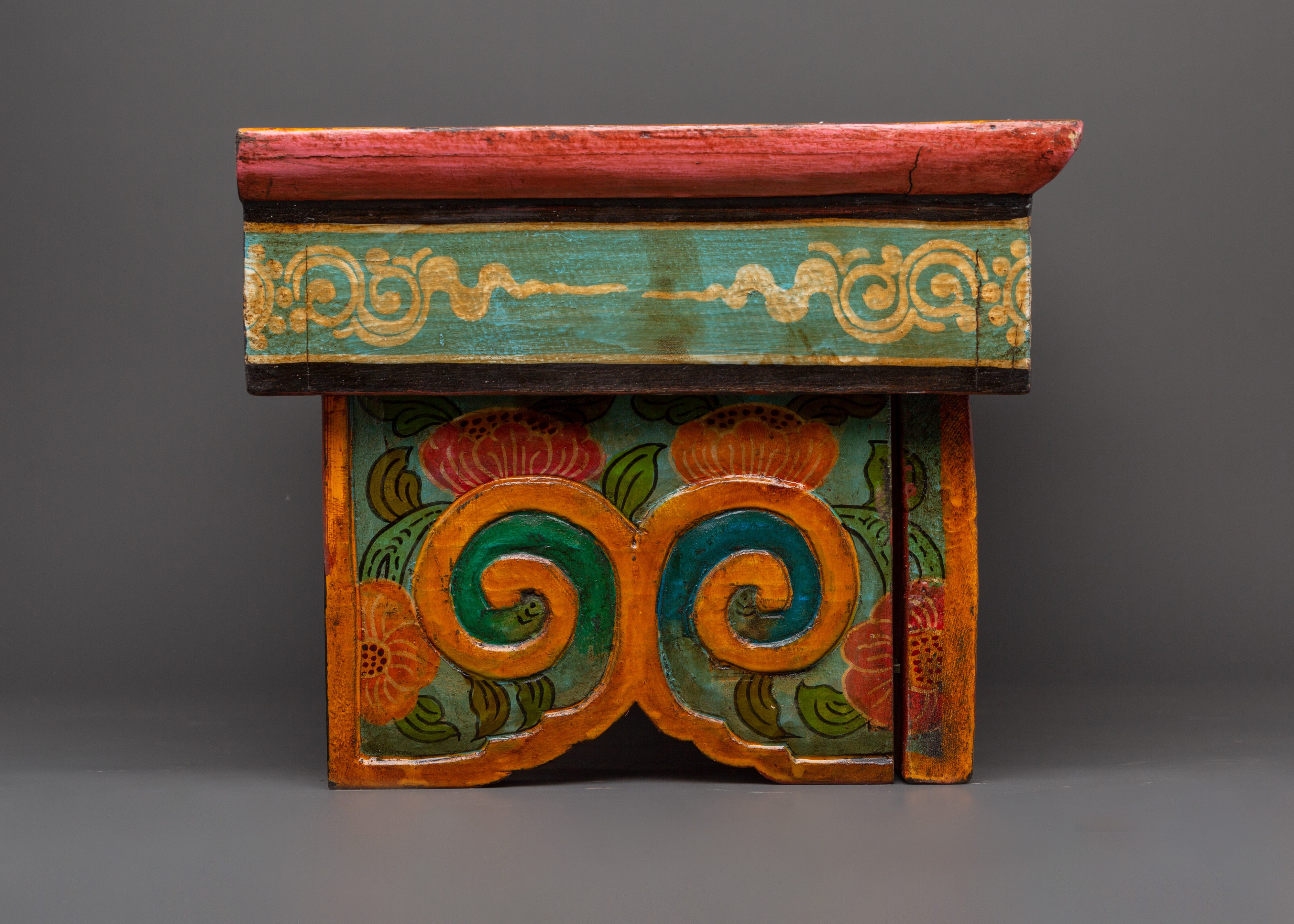 Tibetan Ritual Foldable Table | Buddhist Offering Table