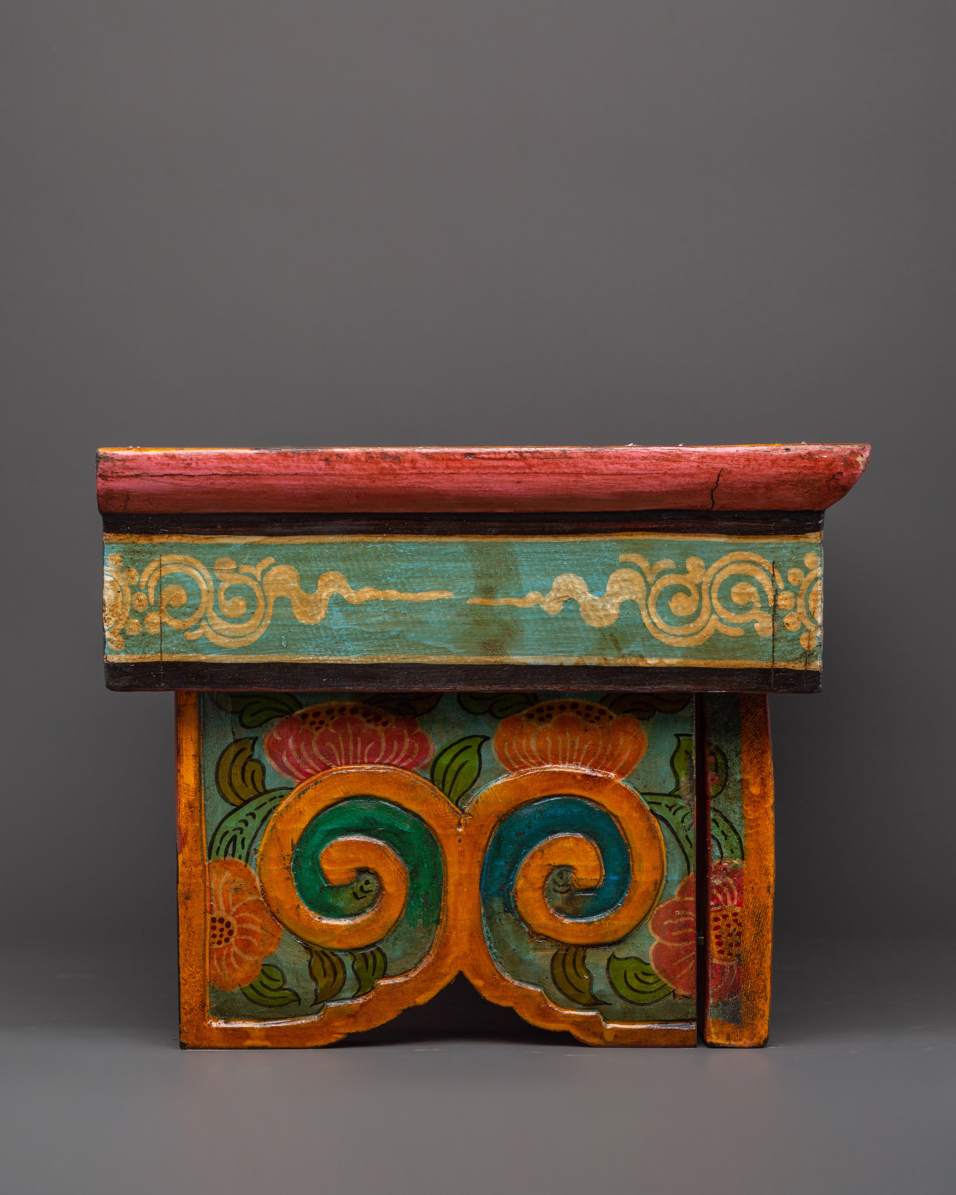 Tibetan Ritual Foldable Table | Buddhist Offering Table