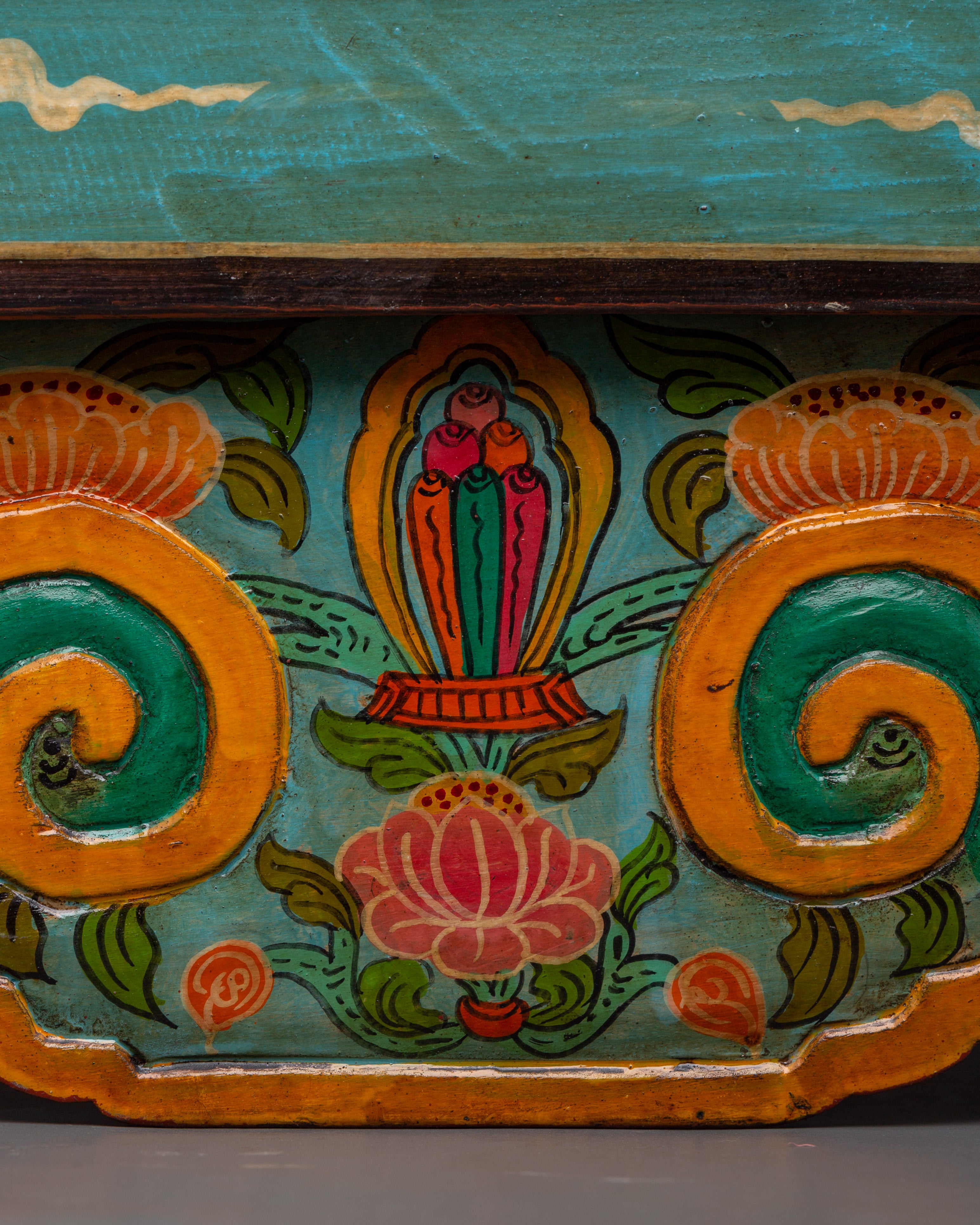 Tibetan Ritual Foldable Table | Buddhist Offering Table