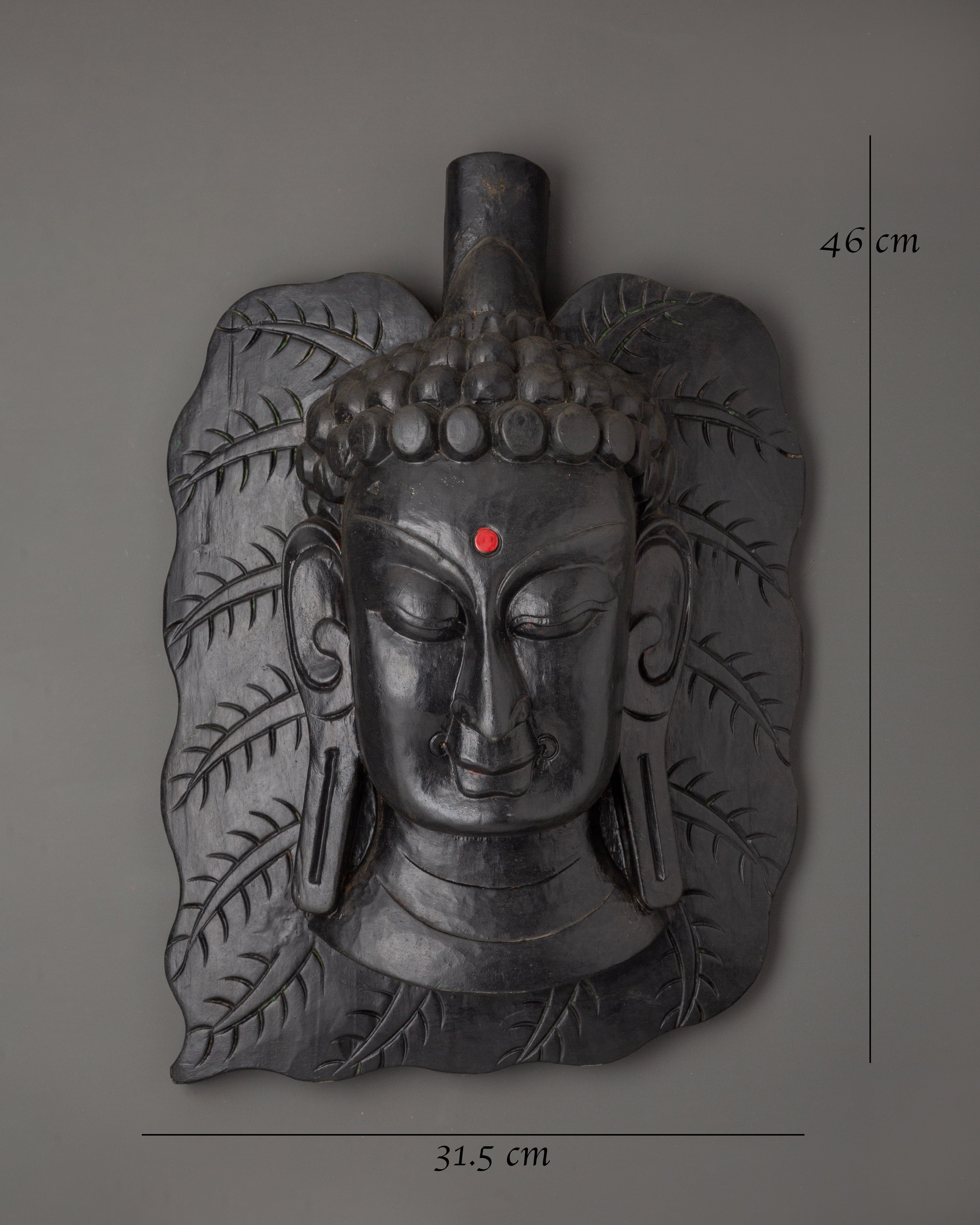 Shakyamuni Buddha Face Wall Hanging Decor | Buddhist Art Buddha Face Wall Hanging