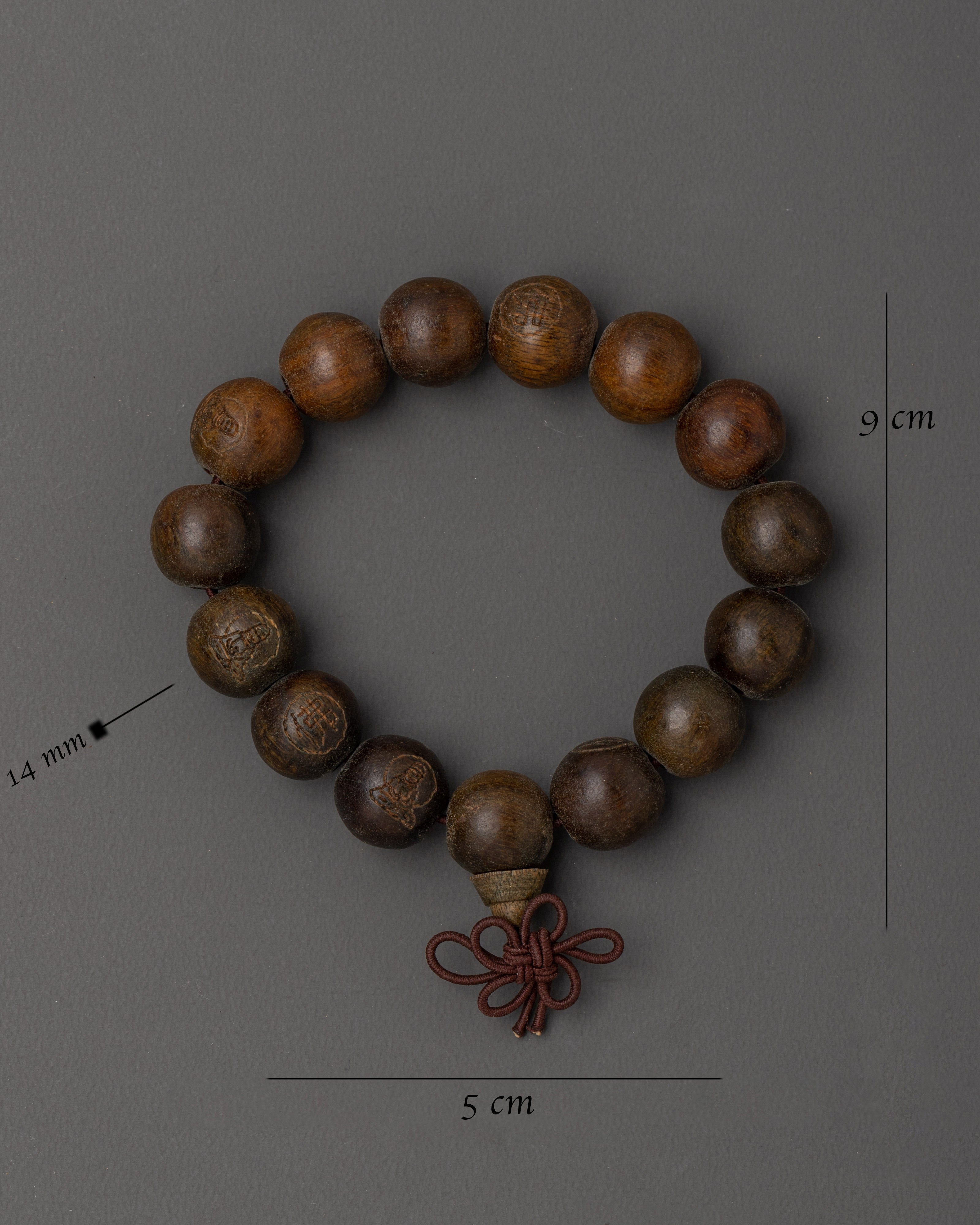 Meditation Bracelet |  14mm Bodhi Beads