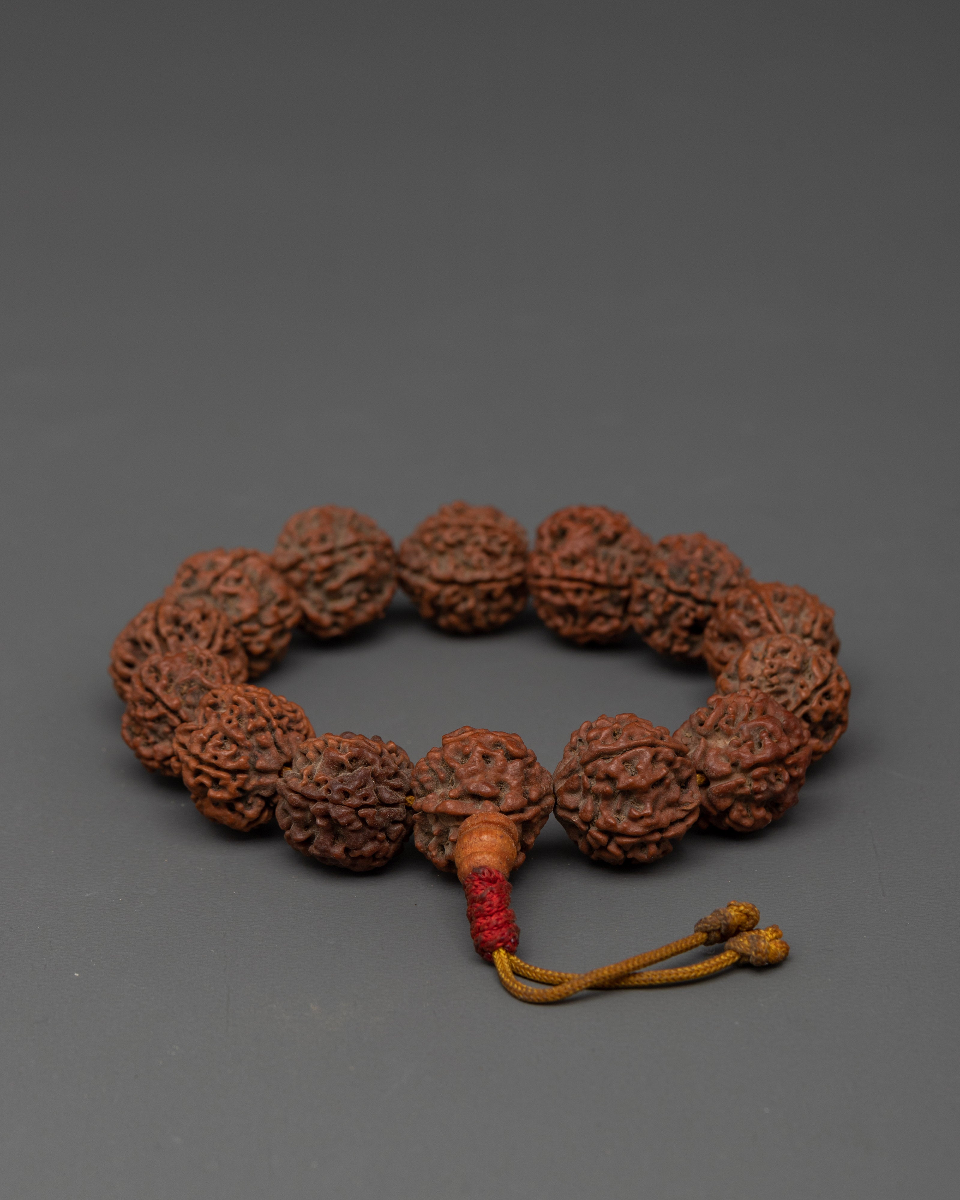 Artificial Rudraksha Bracelet | Handcrafted Spiritual Mala Beads