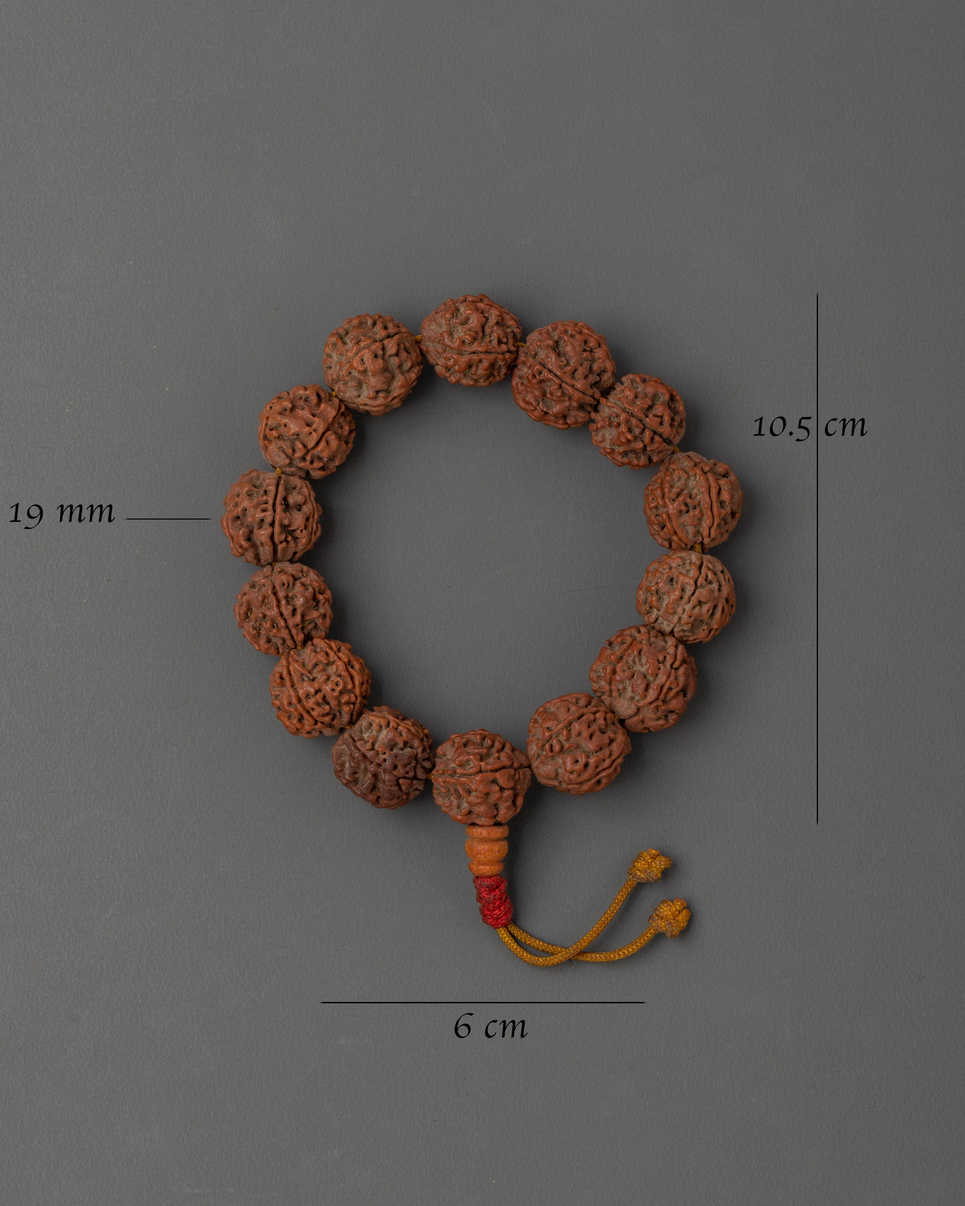 Artificial Rudraksha Bracelet | Handcrafted Spiritual Mala Beads