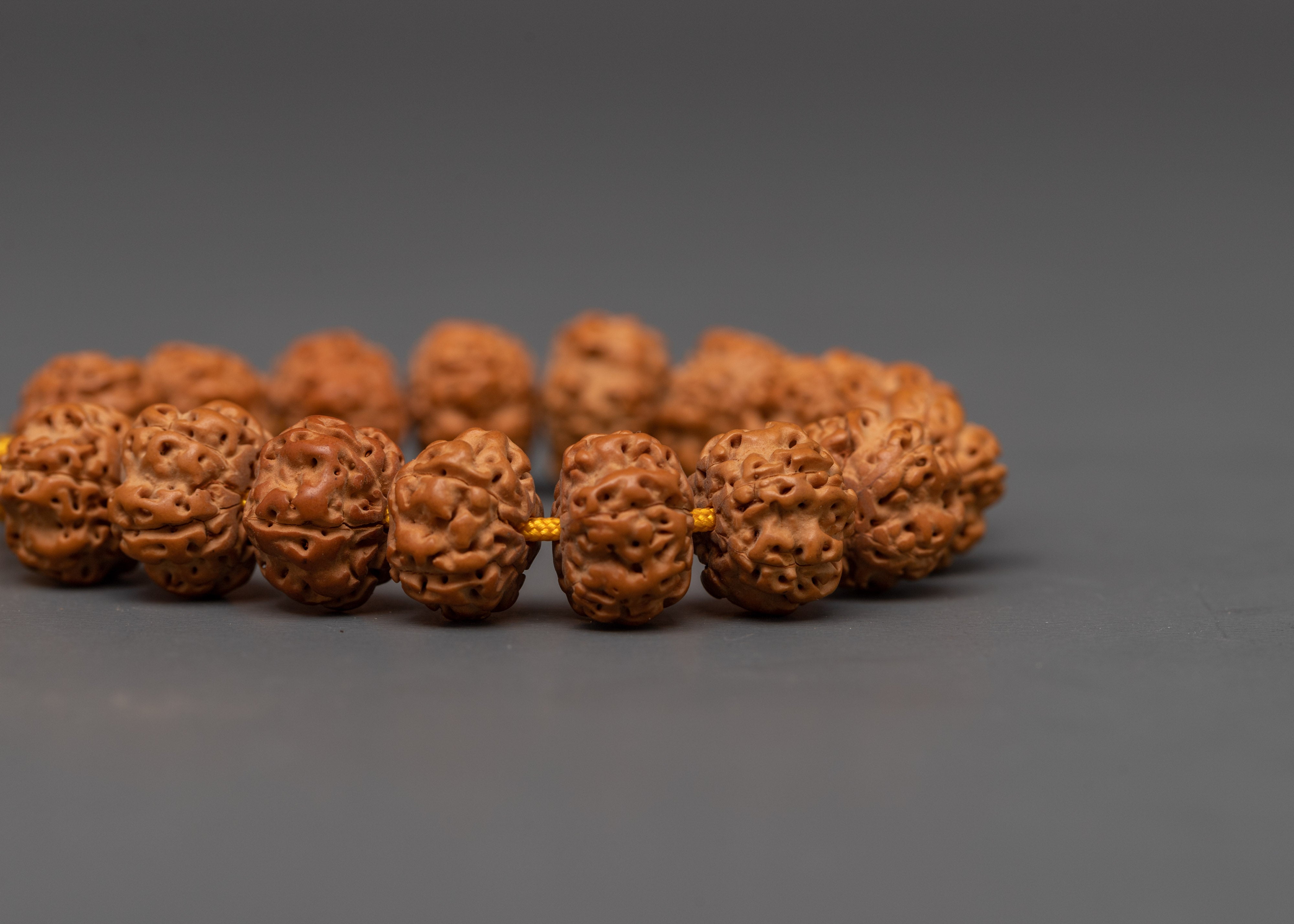 Handcrafted Rudraksha Bracelet | Lightweight Spiritual Mala