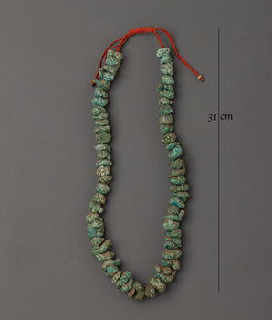 Handmade Turquoise Mala | Spiritual Boho Bead Mala