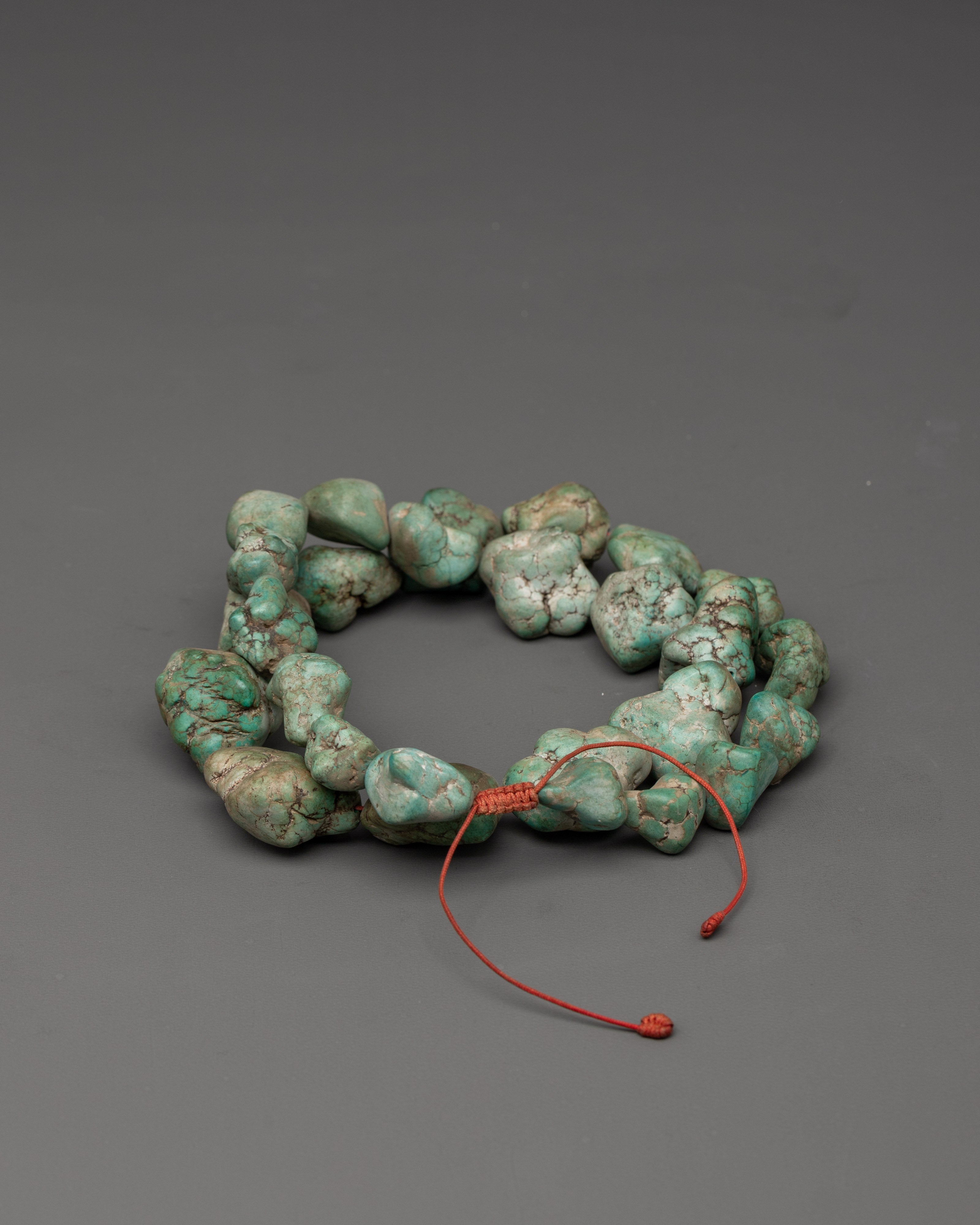 Turquoise Meditation Mala Beads | Handcrafted Natural Stone