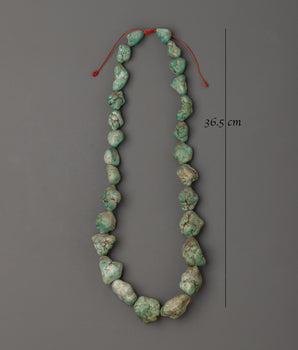 Turquoise Meditation Mala Beads | Handcrafted Natural Stone