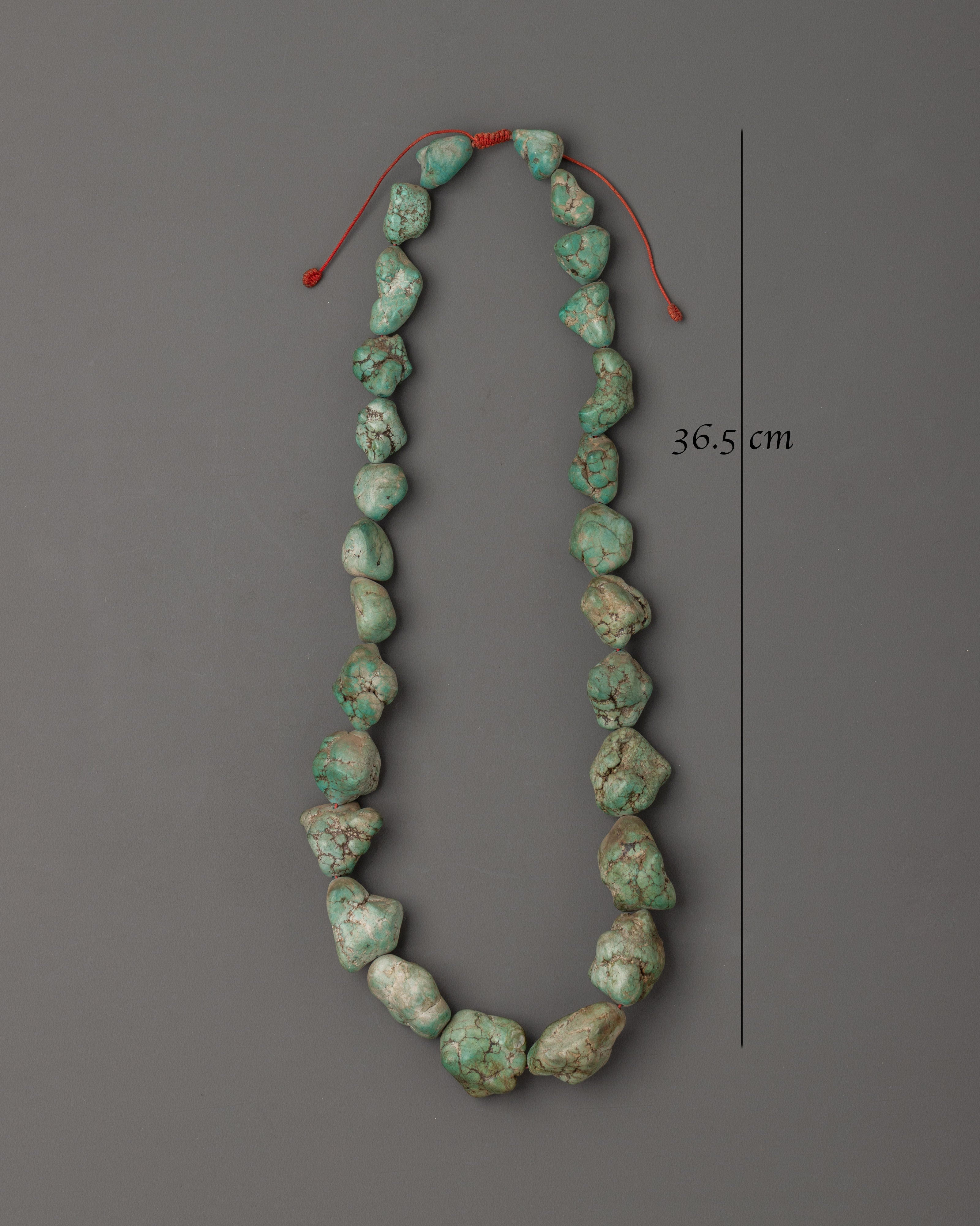 Turquoise Meditation Mala Beads | Handcrafted Natural Stone