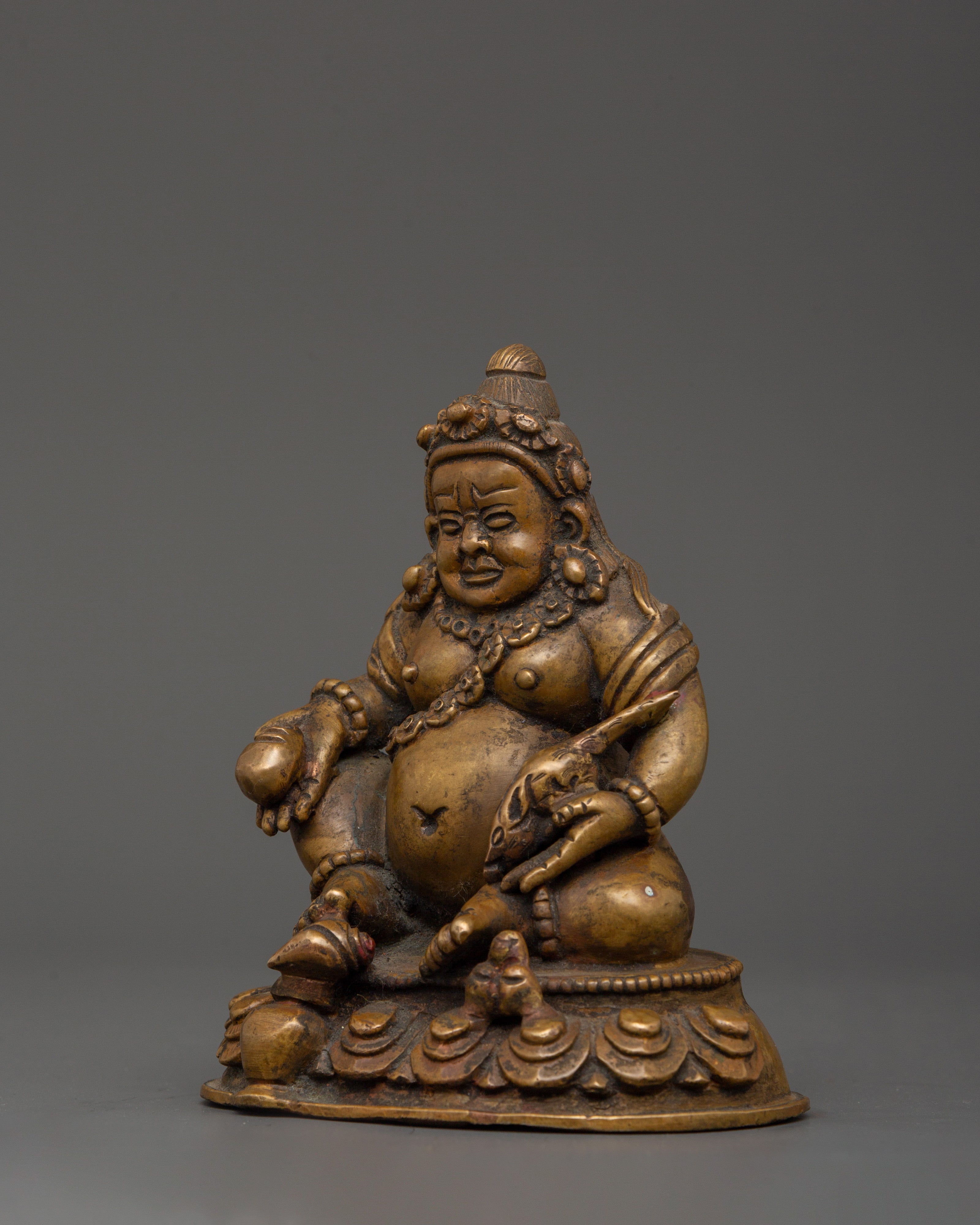 Dzambala Wealth Deity Statue | Buddhist Altar Decor
