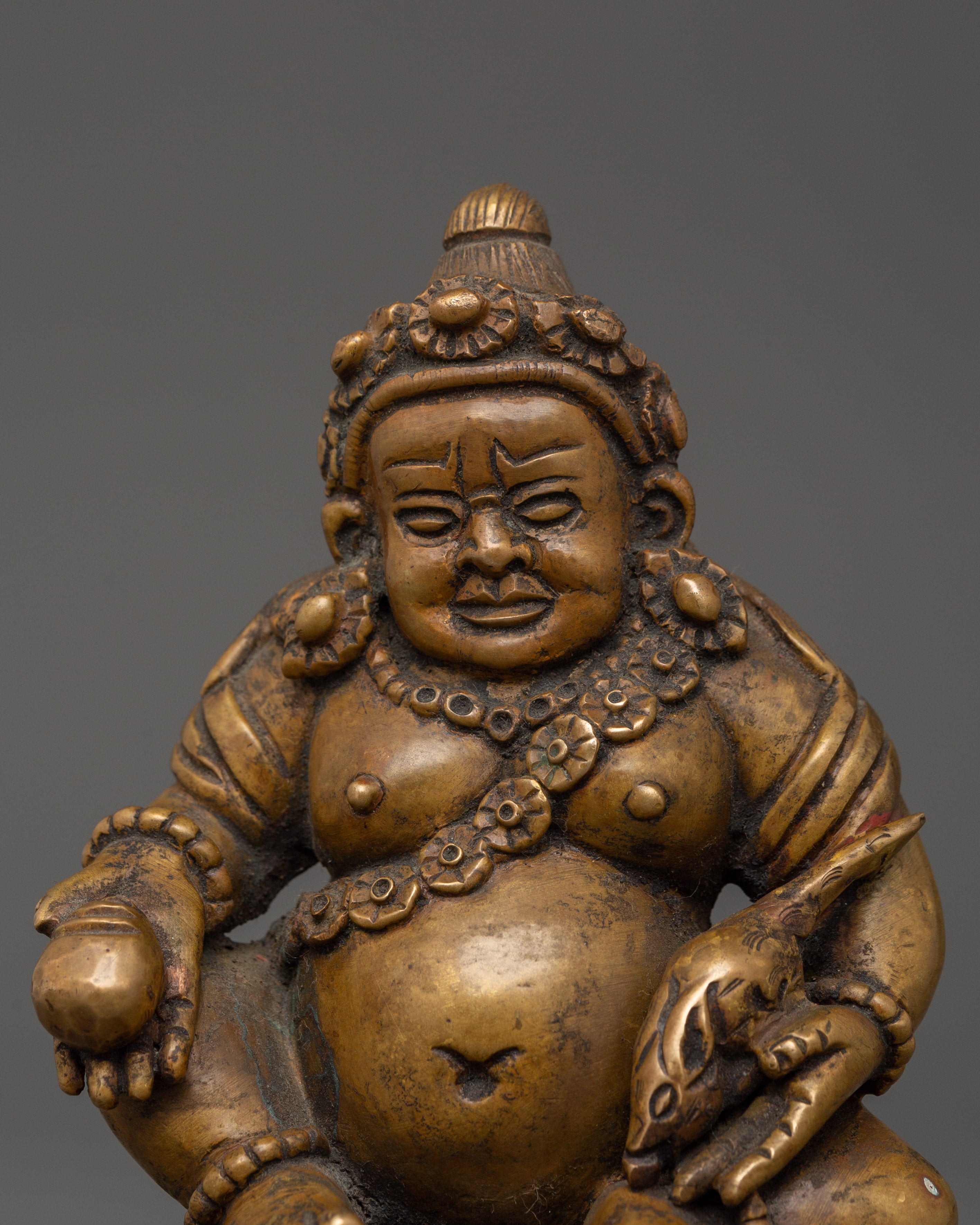Dzambala Wealth Deity Statue | Buddhist Altar Decor