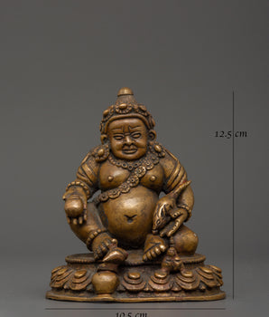 Dzambala Wealth Deity Statue | Buddhist Altar Decor