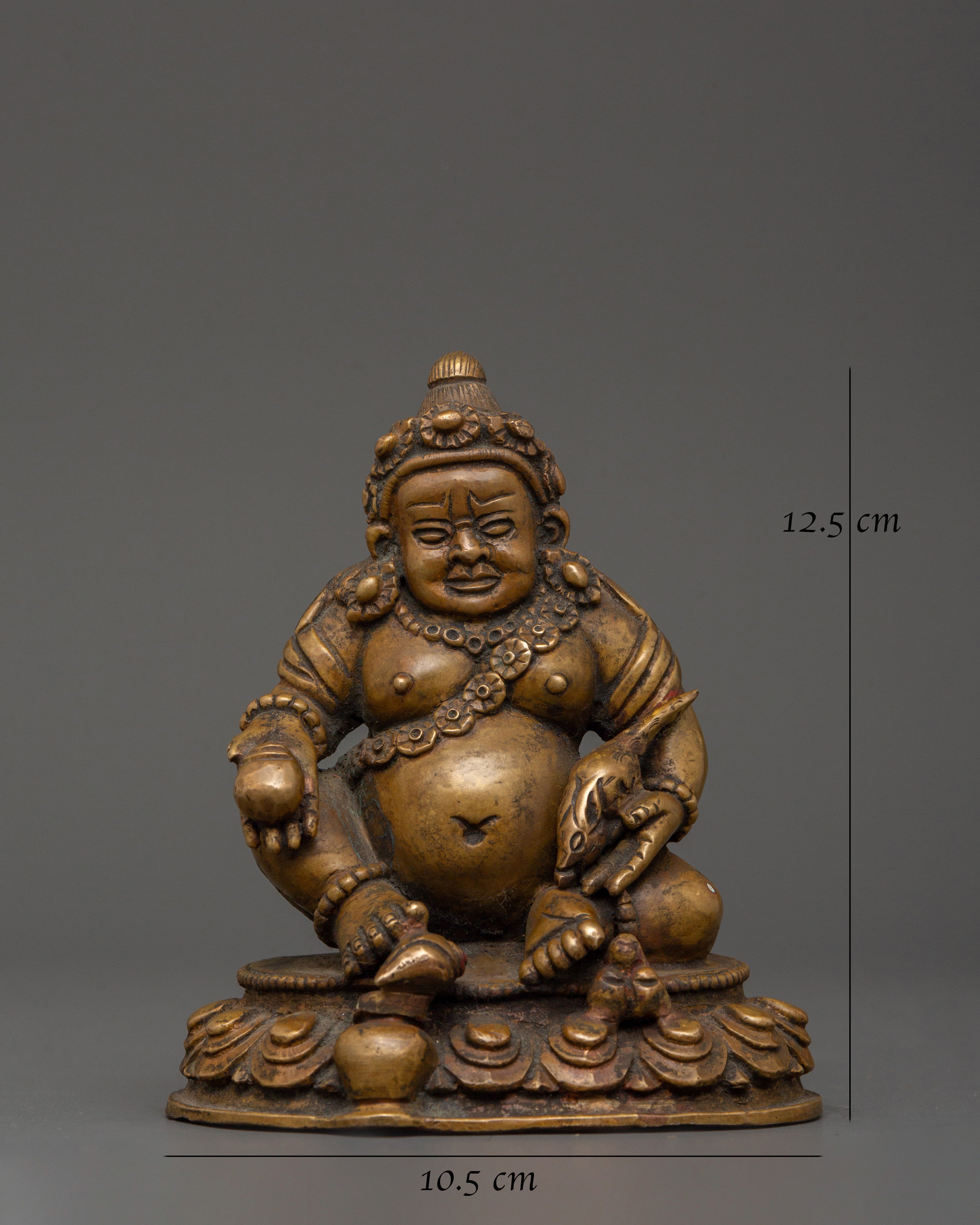 Dzambala Wealth Deity Statue | Buddhist Altar Decor