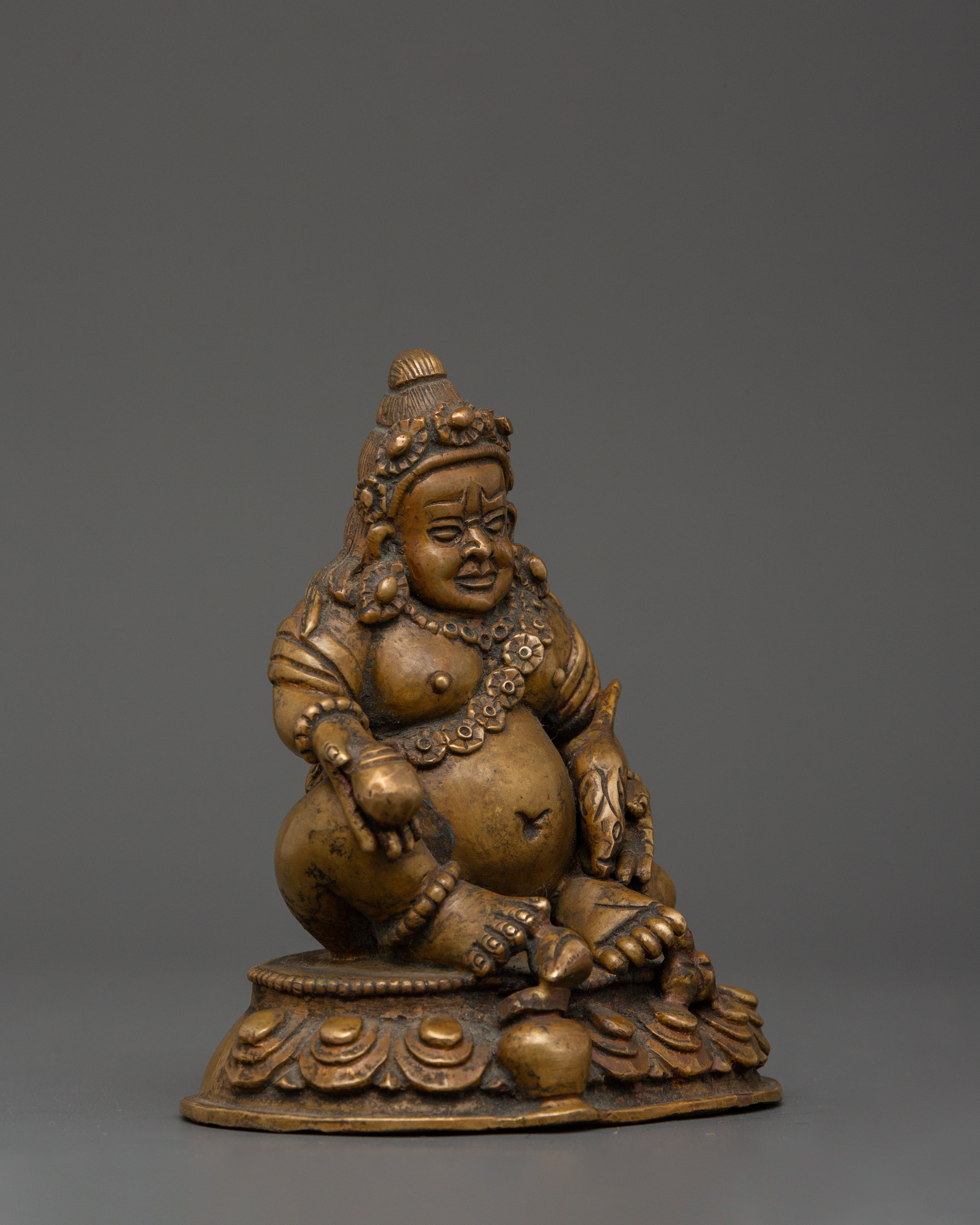 Dzambala Wealth Deity Statue | Buddhist Altar Decor