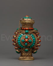 Inlaid Snuff Bottle 