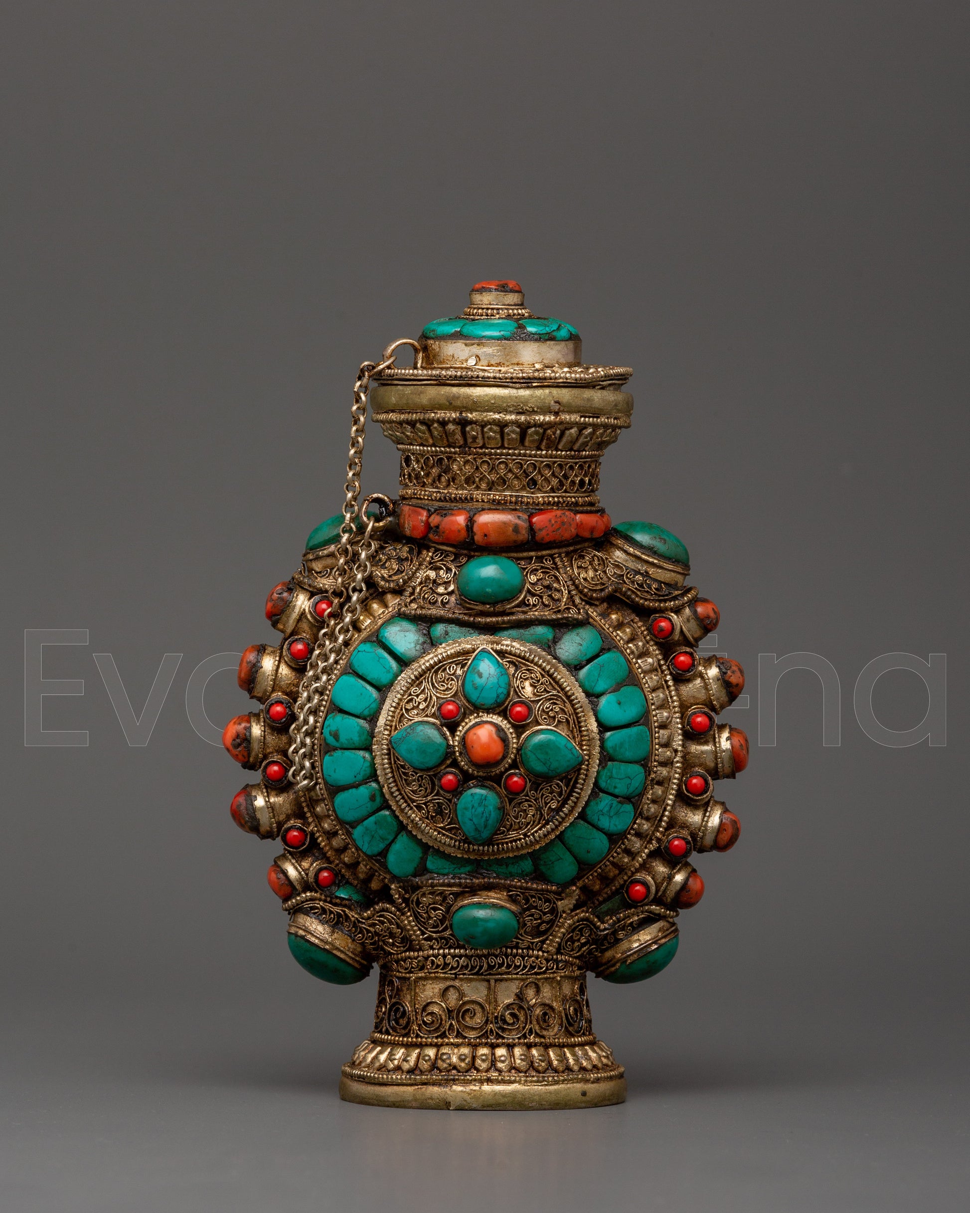 Inlaid Snuff Bottle 