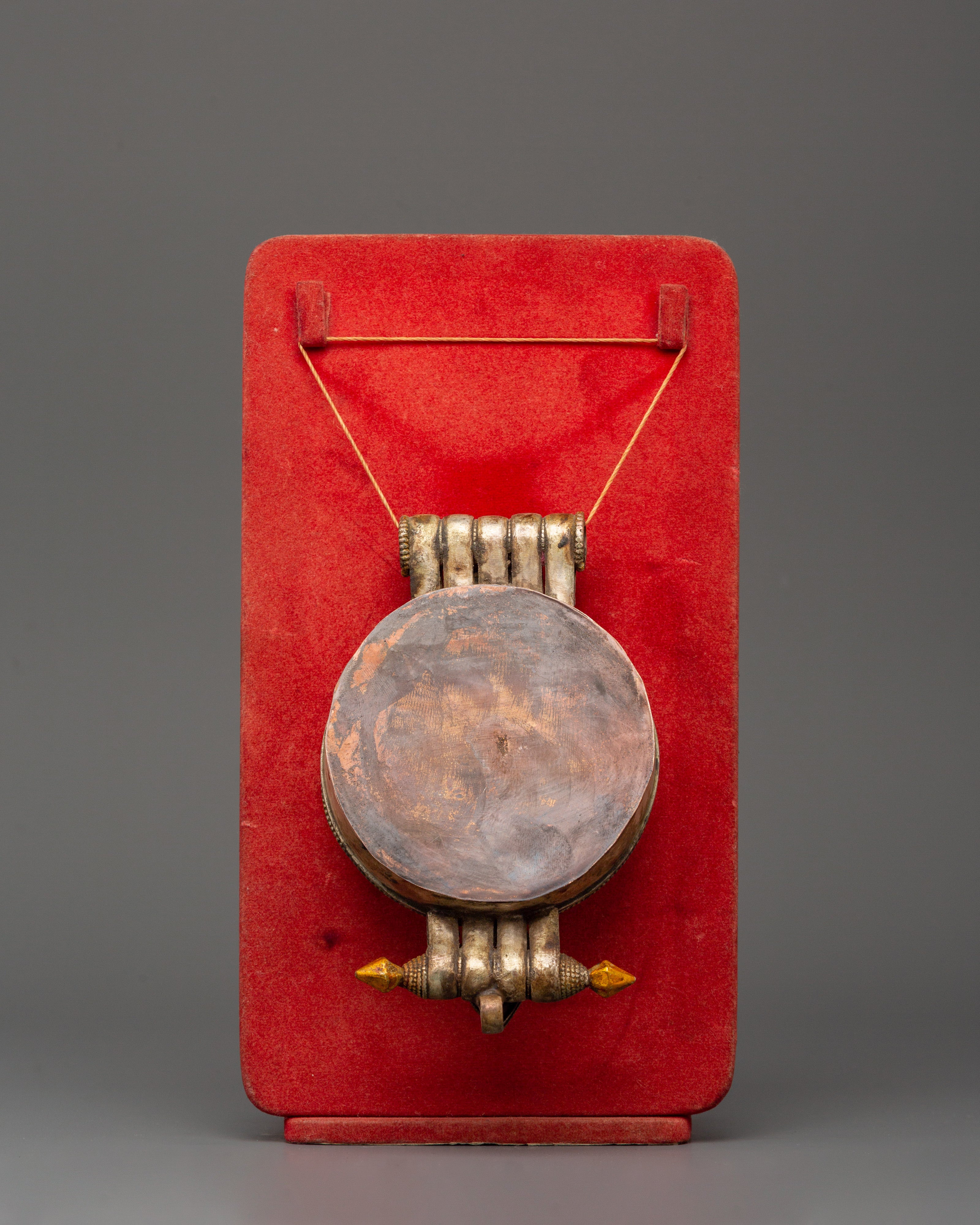 Traditional Sacred Ghau Box Locket | Buddhist Altar Accessory