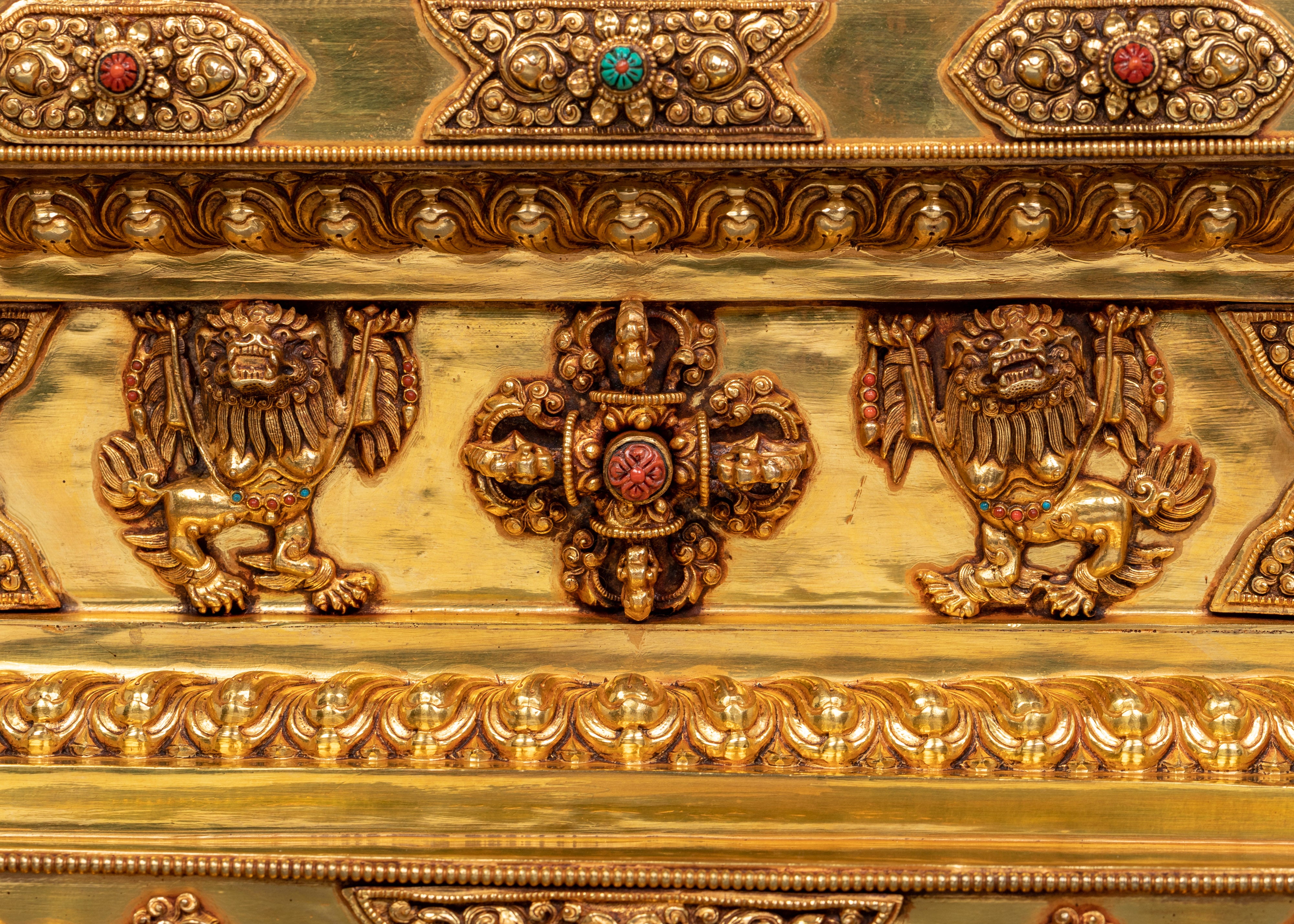 Stupa with Gold Plating | Sacred Meditation Symbol