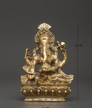 Sacred Figurine of Hindu Deity Ganesha