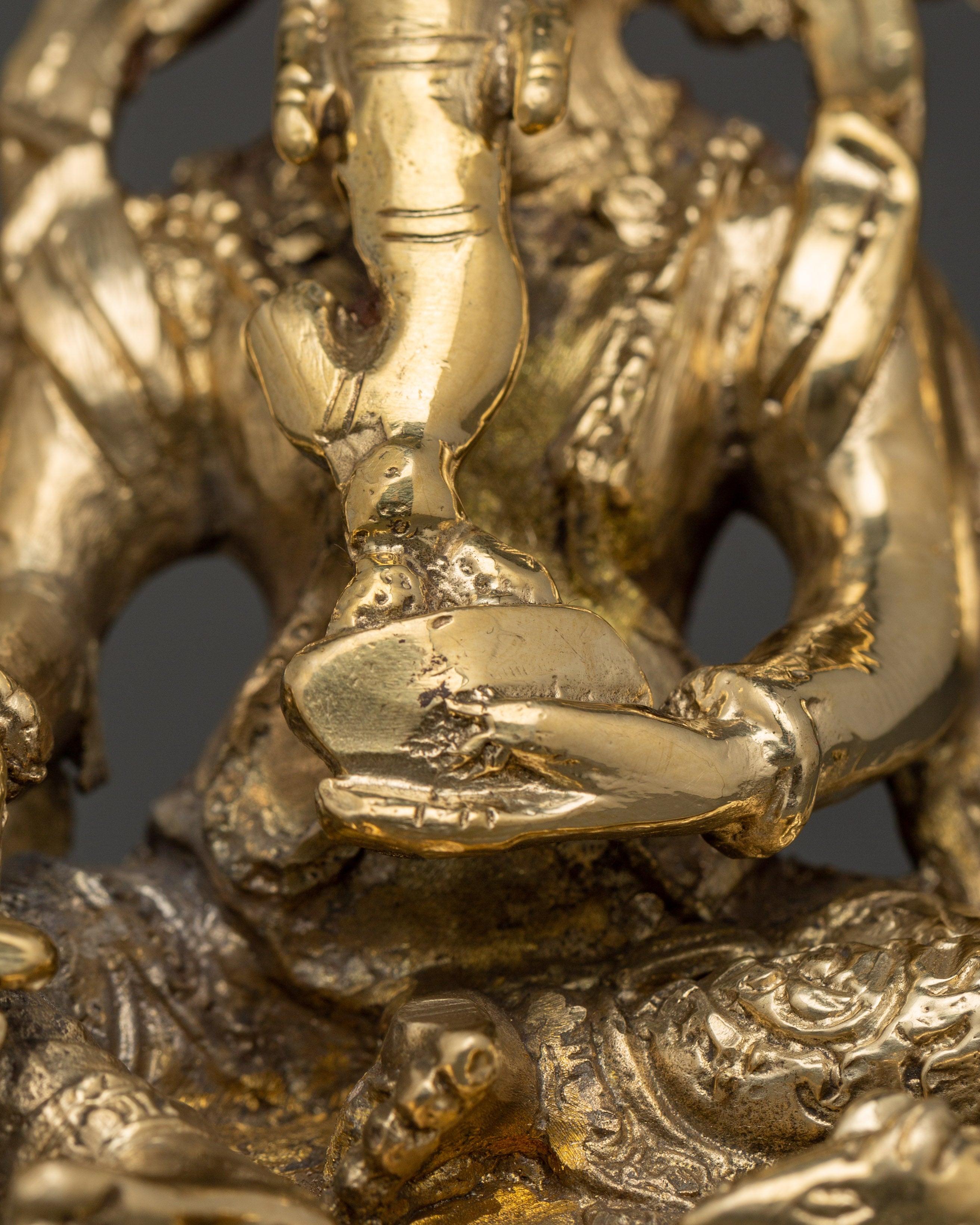 Sacred Figurine of Hindu Deity Ganesha | Elephant God Spiritual Art