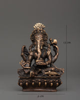 Handmade Hindu Deity Sculpture of Ganesh