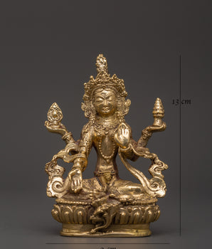 Handcrafted Laxmi Statue for Altar | The Goddess of Prosperity and Wealth