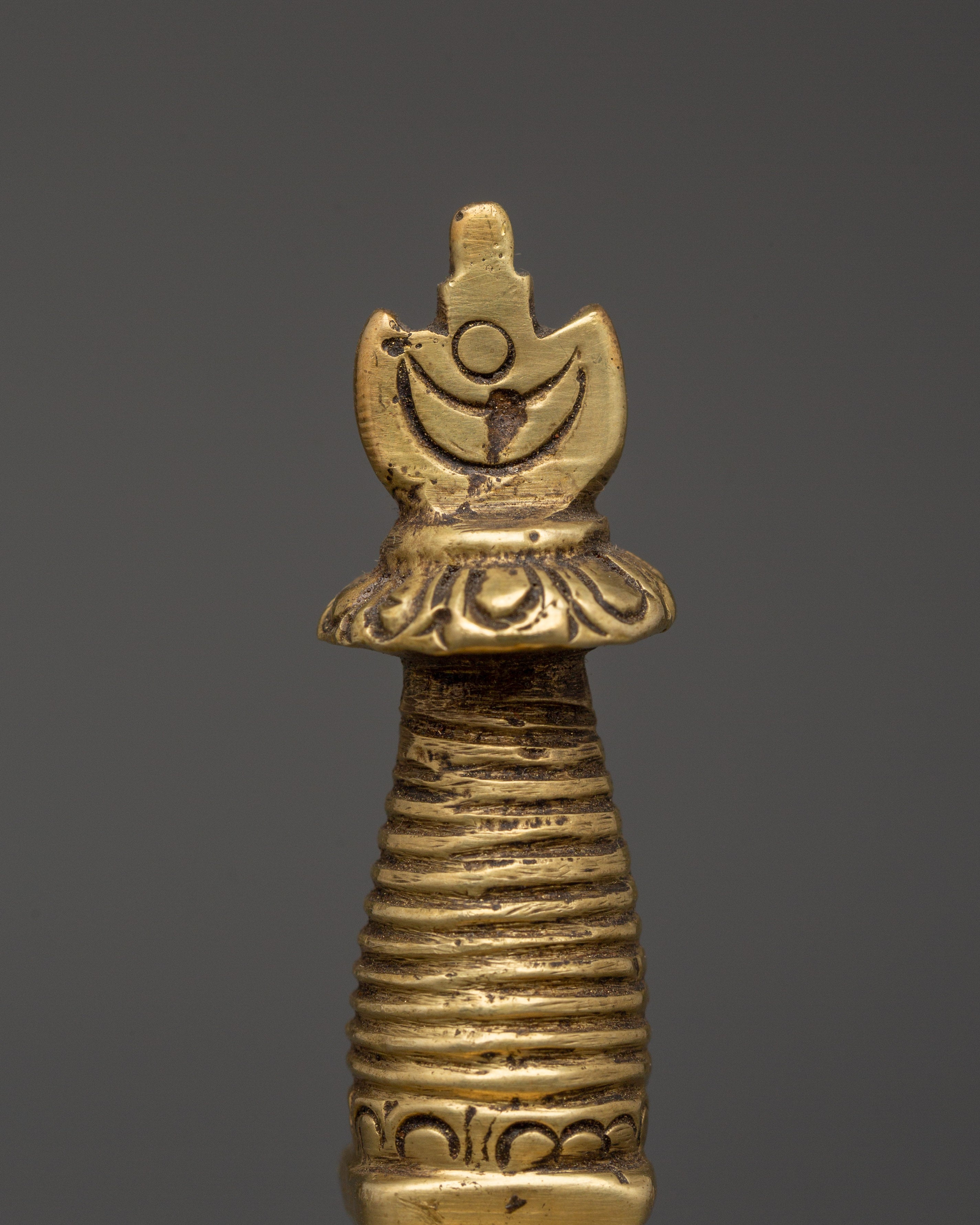 Handcrafted Brass Stupa for Altar | Tibetan Symbol of Wisdom