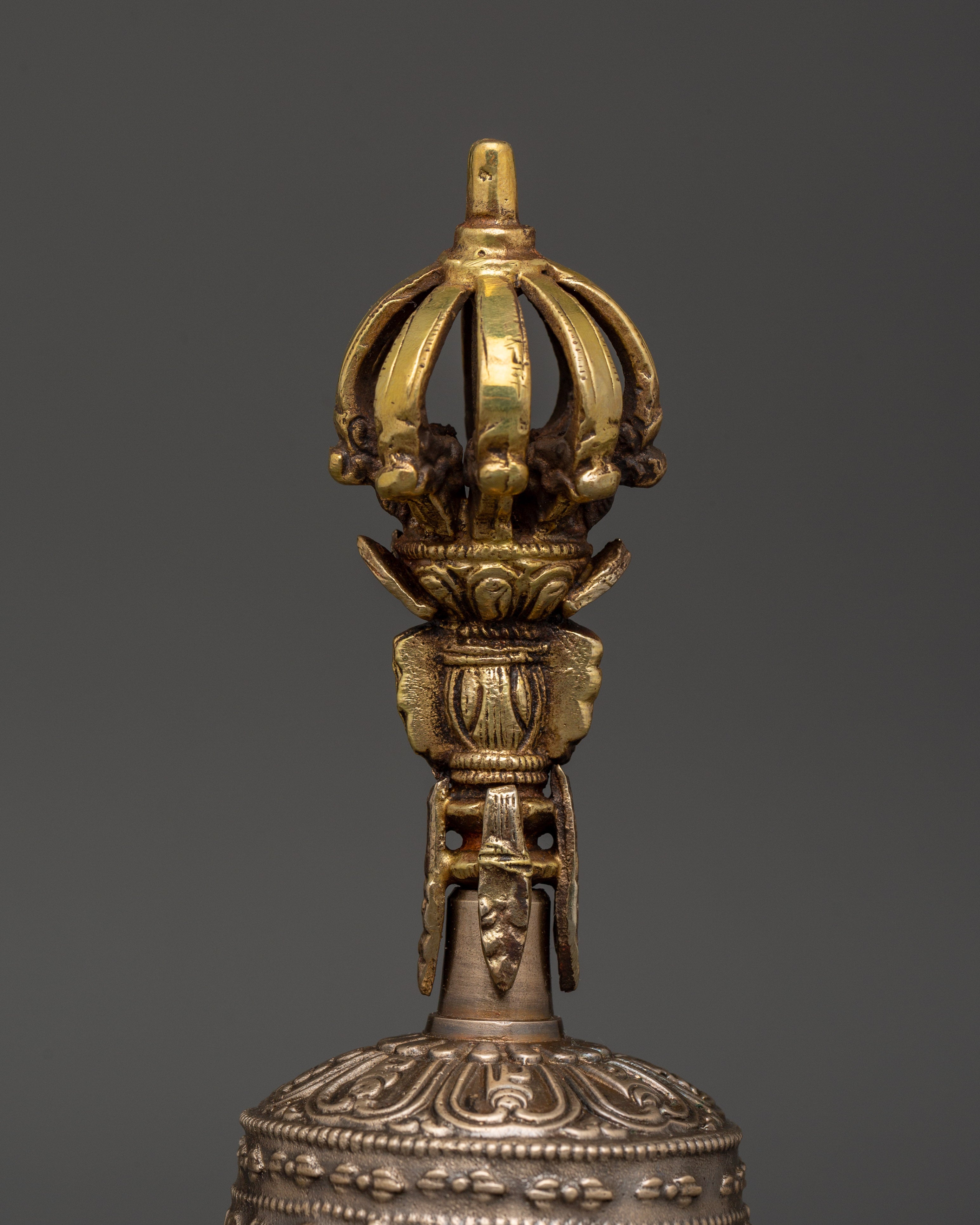Brass Vajra and Bell Set for Ritual Use | Symbol of Wisdom