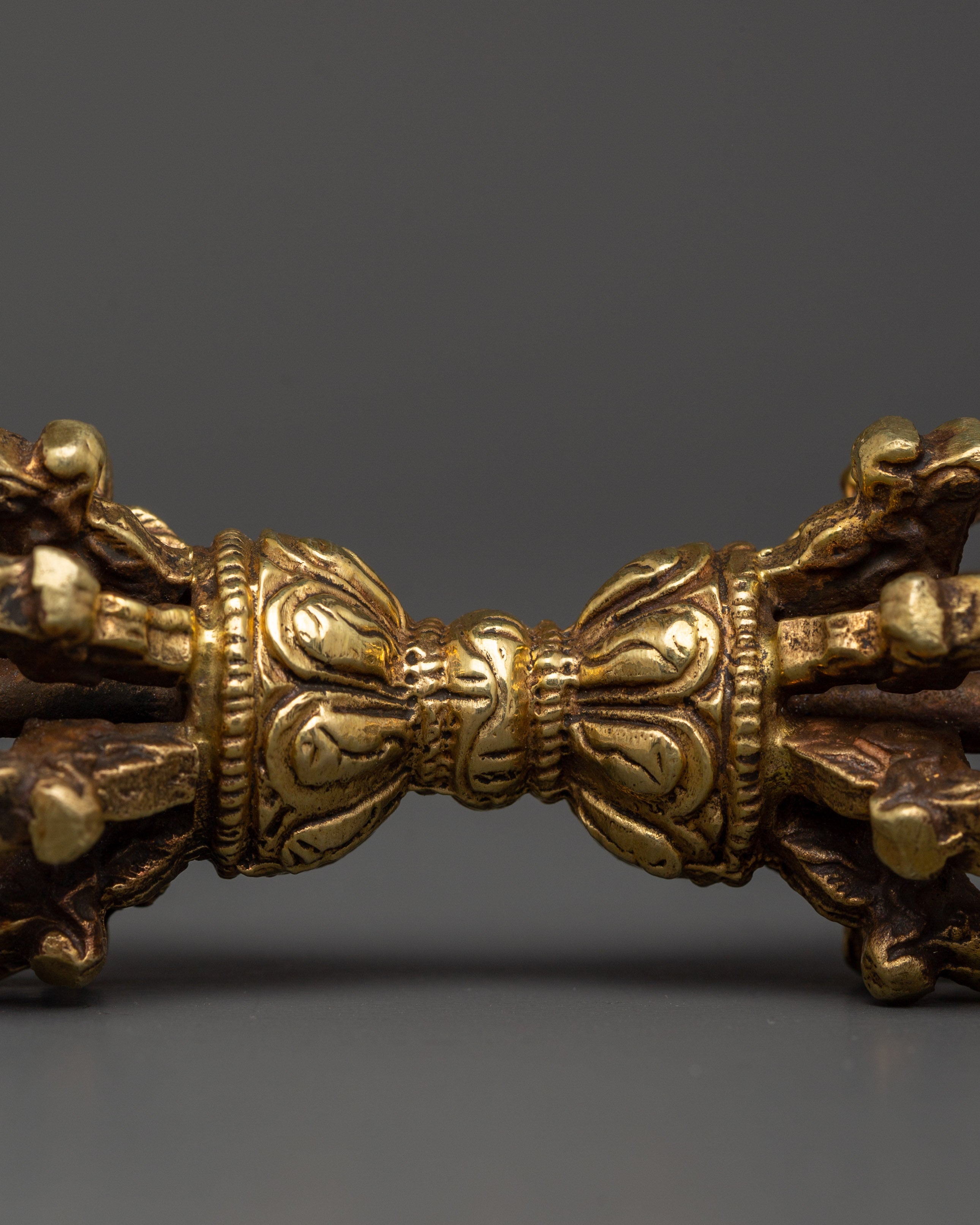Brass Vajra and Bell Set for Ritual Use | Symbol of Wisdom