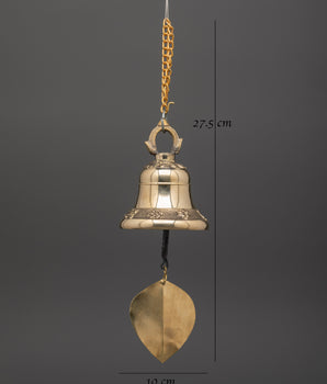 Hanging Bell Buddhist Sacred Ceremonial Piece | Bronze Meditation and Ritual Bell
