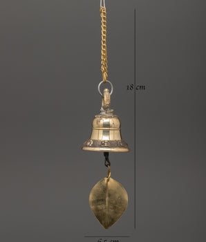 Traditional Tibetan Hanging Bell | Symbol of Awakening
