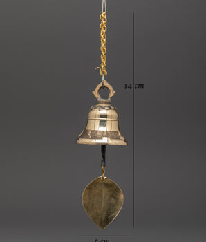 Tibetan Sacred Hanging Bell | Bronze Meditation and Ritual Bell