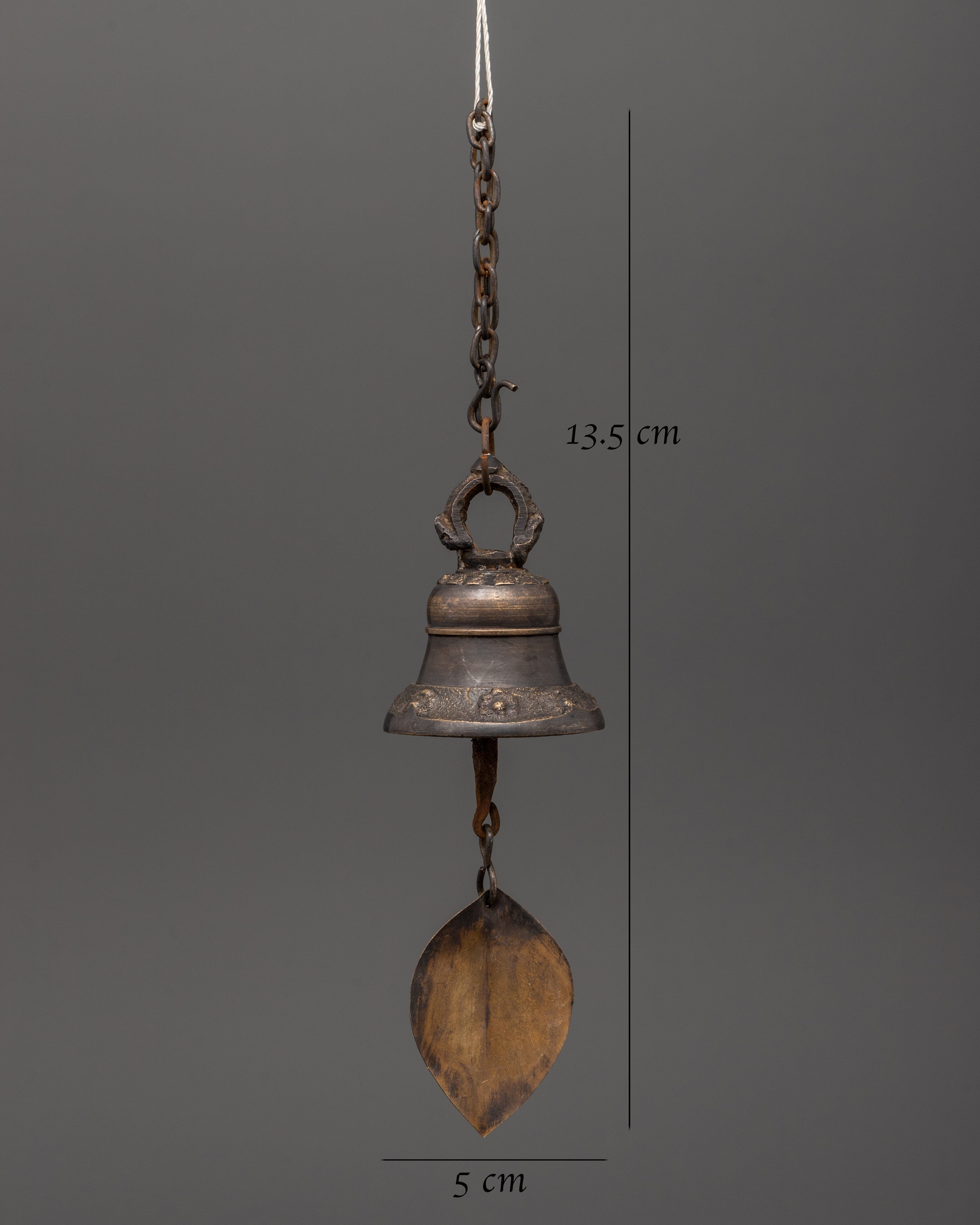 Bronze Hanging Bell for Ritual Use | Tibetan Meditation Bell