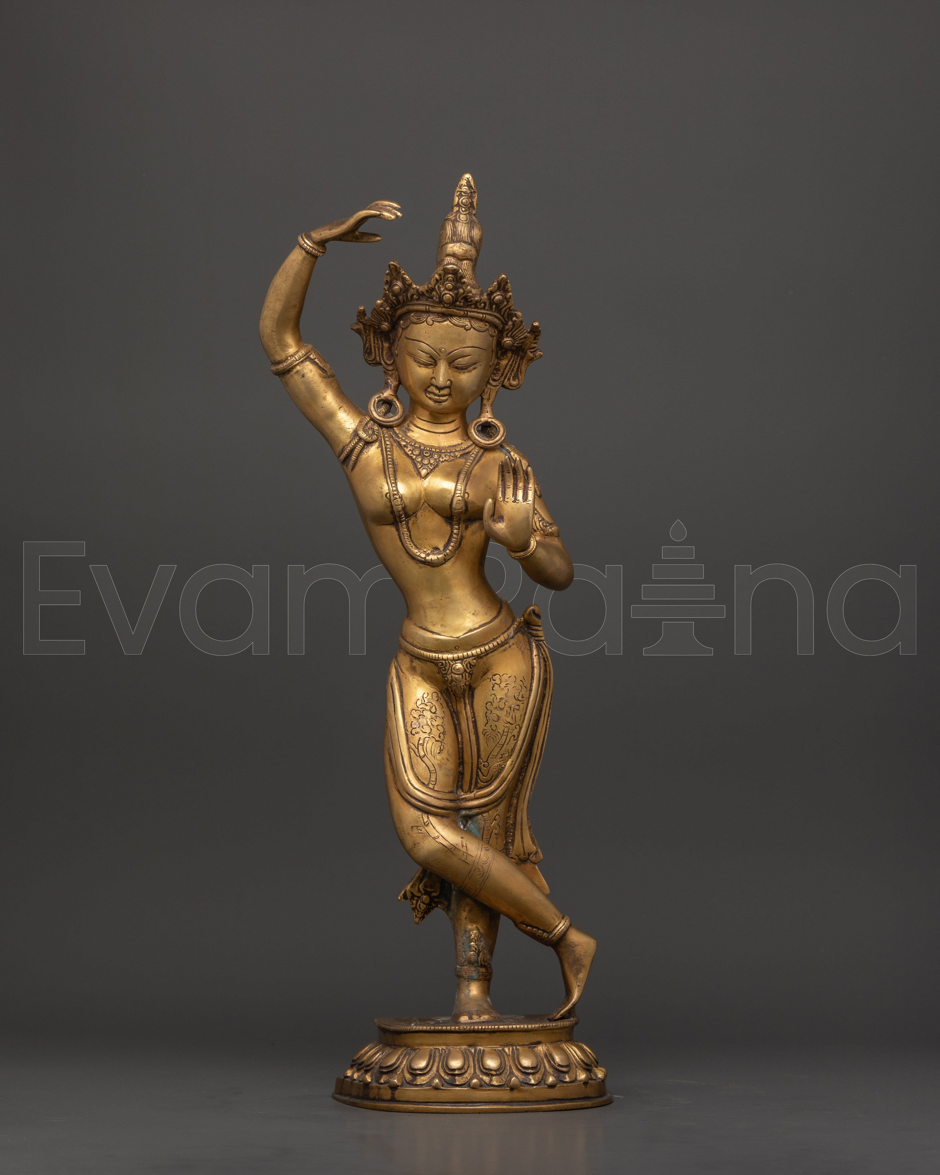 Maya Devi Brass Statue