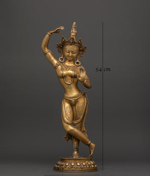 Maya Devi Brass Sculpture