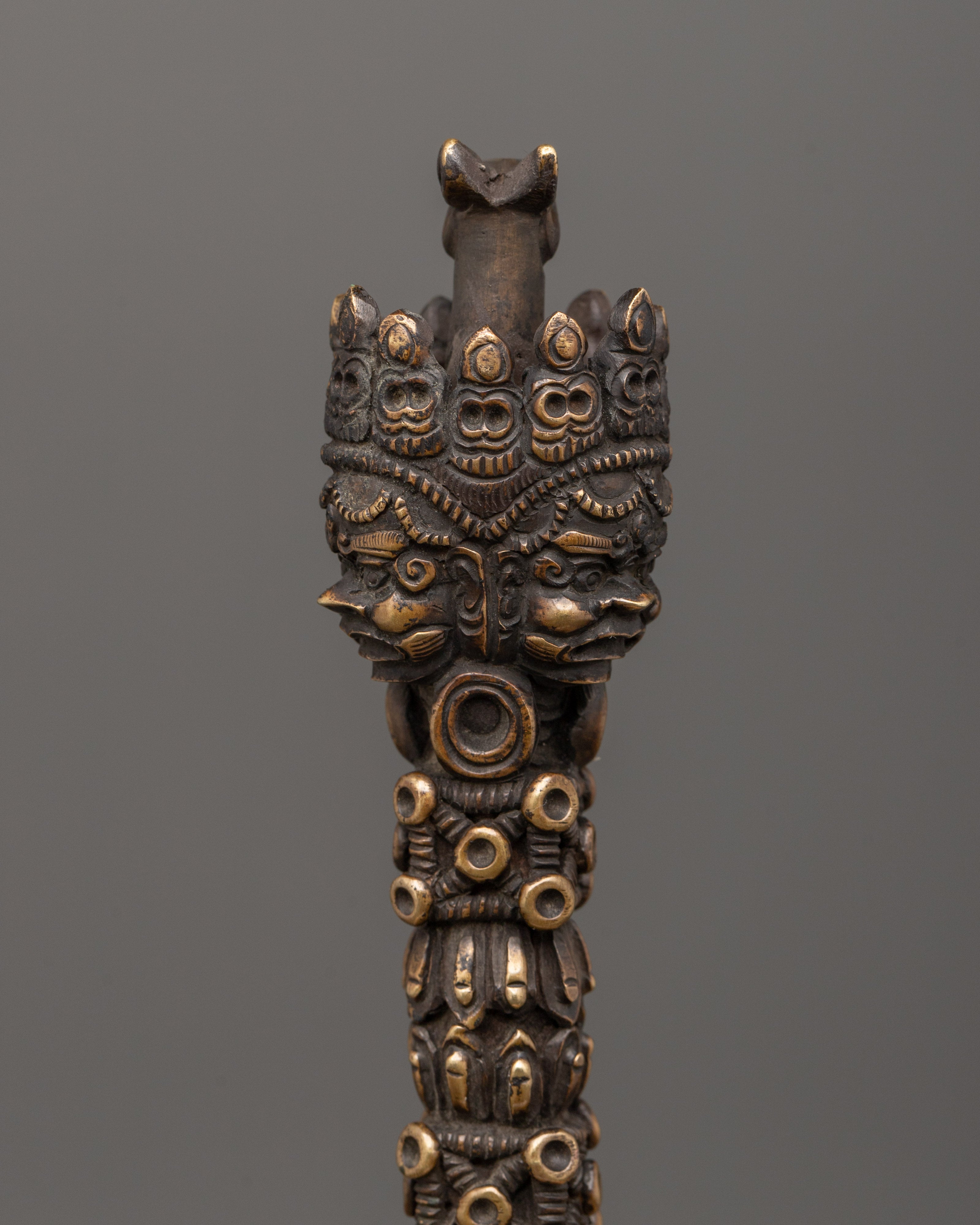 Tibetan Wrathful Deity Phurba | Powerful Copper Ritual Dagger