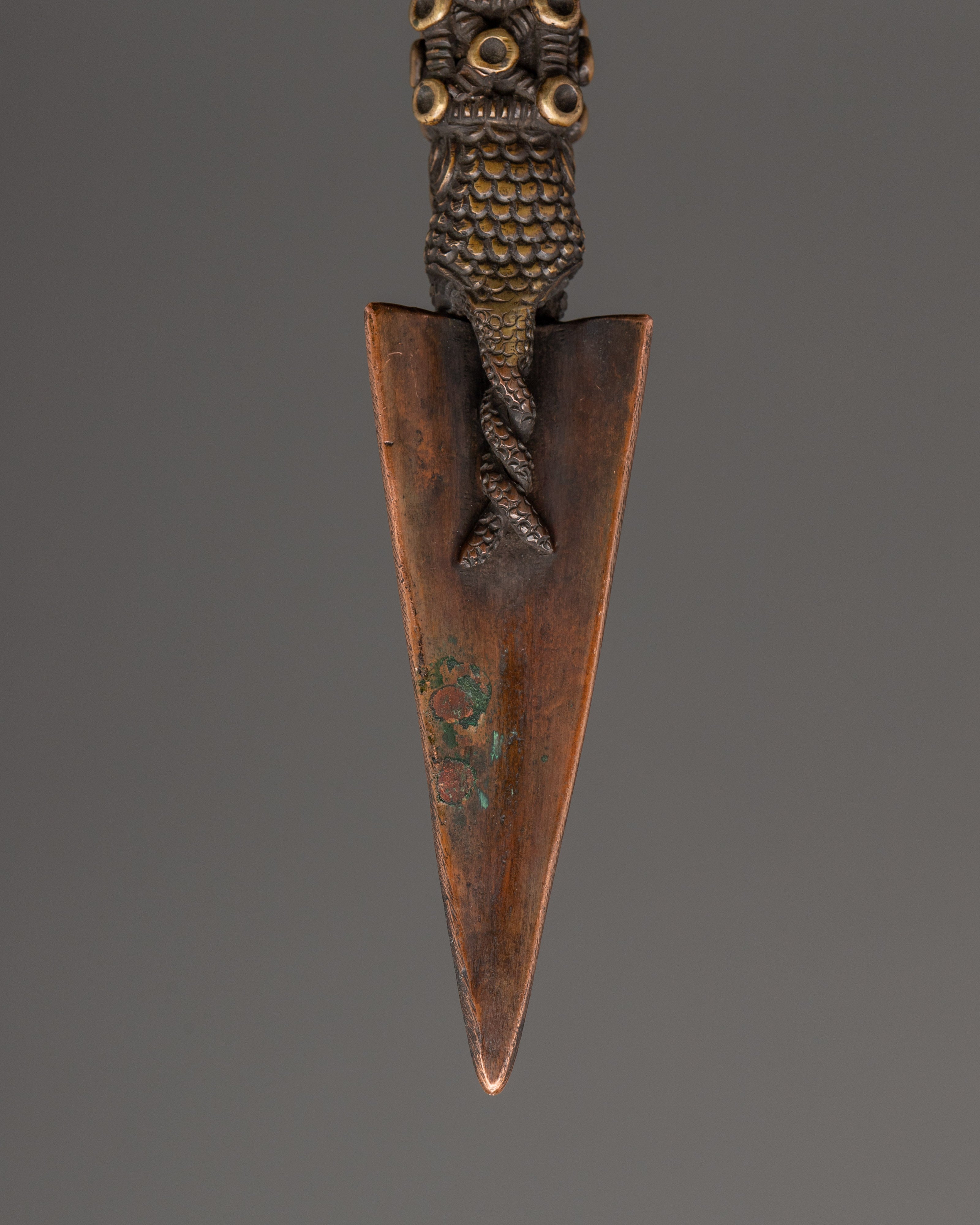 Tibetan Wrathful Deity Phurba | Powerful Copper Ritual Dagger