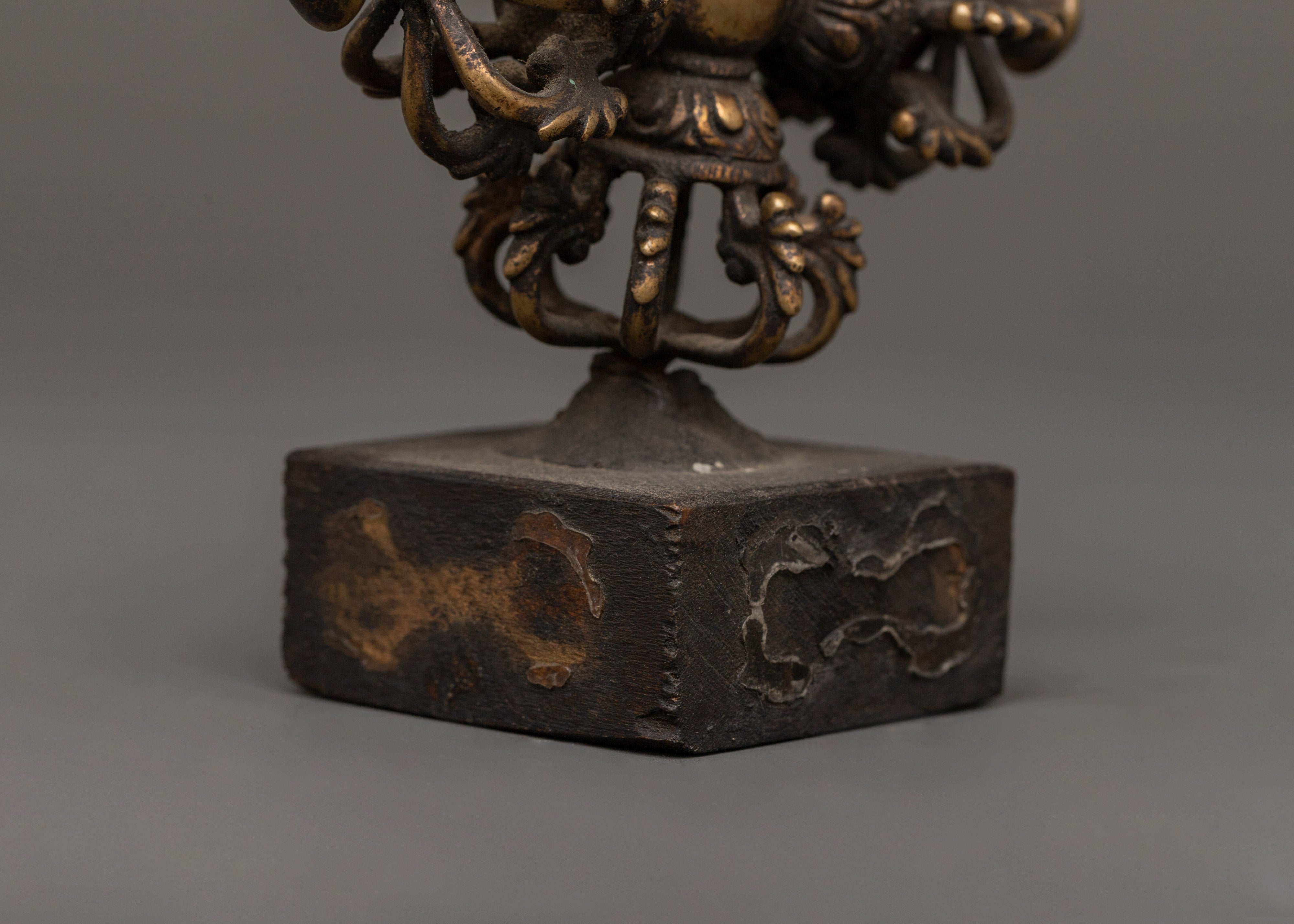 Bishwo Vajra Protection Tool | Handcrafted Copper Spiritual Artifact