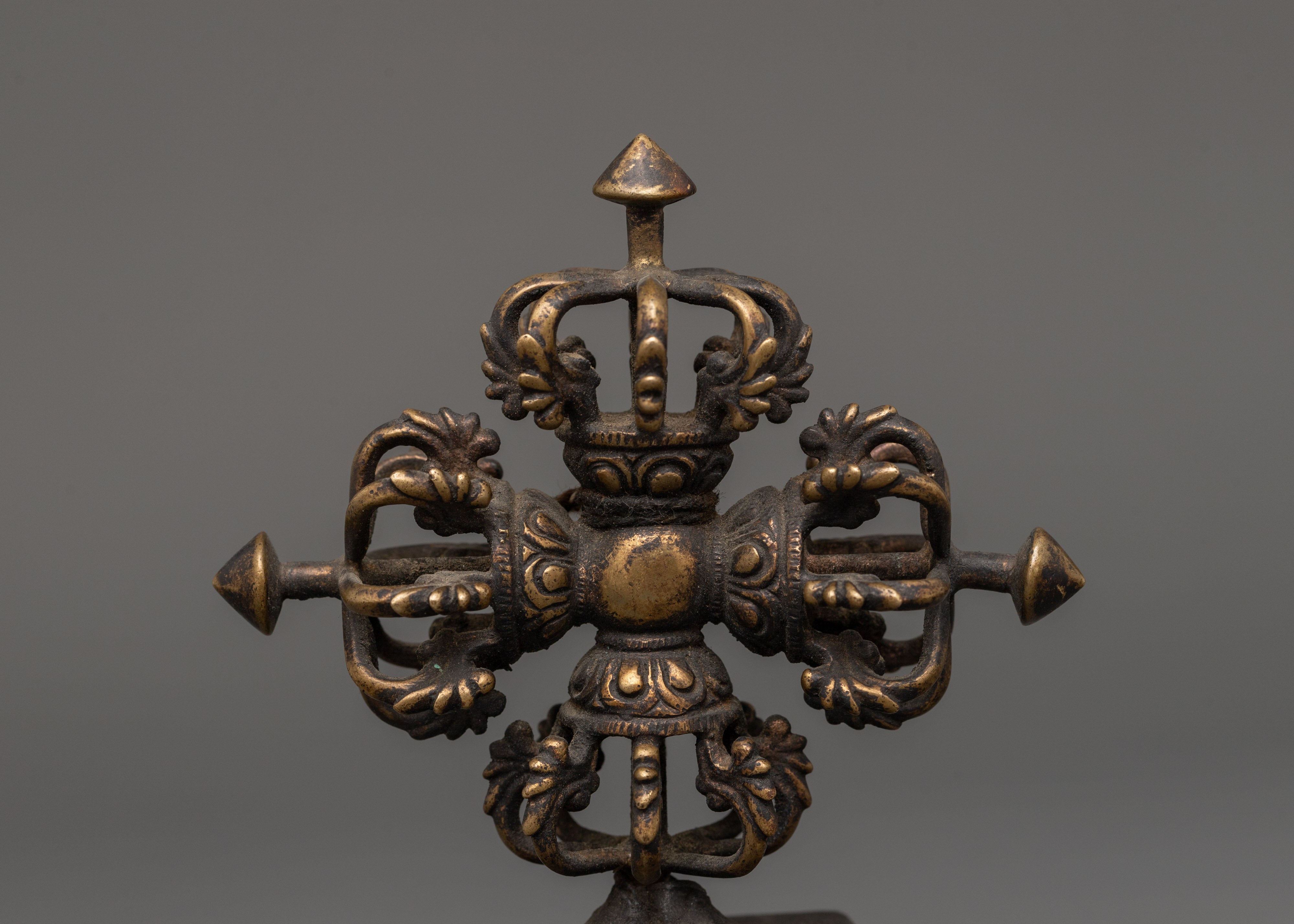 Bishwo Vajra Protection Tool | Handcrafted Copper Spiritual Artifact