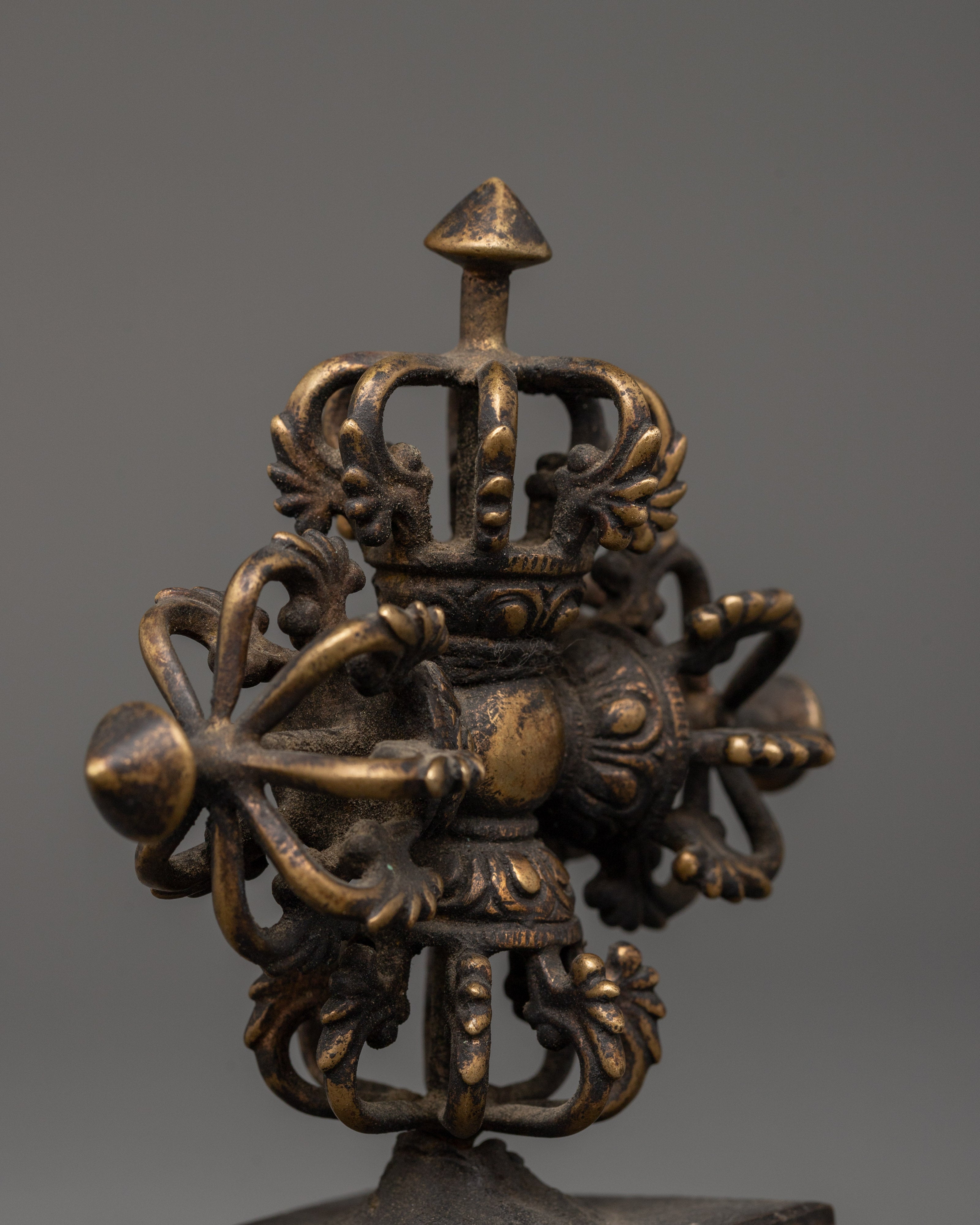 Bishwo Vajra Protection Tool | Handcrafted Copper Spiritual Artifact