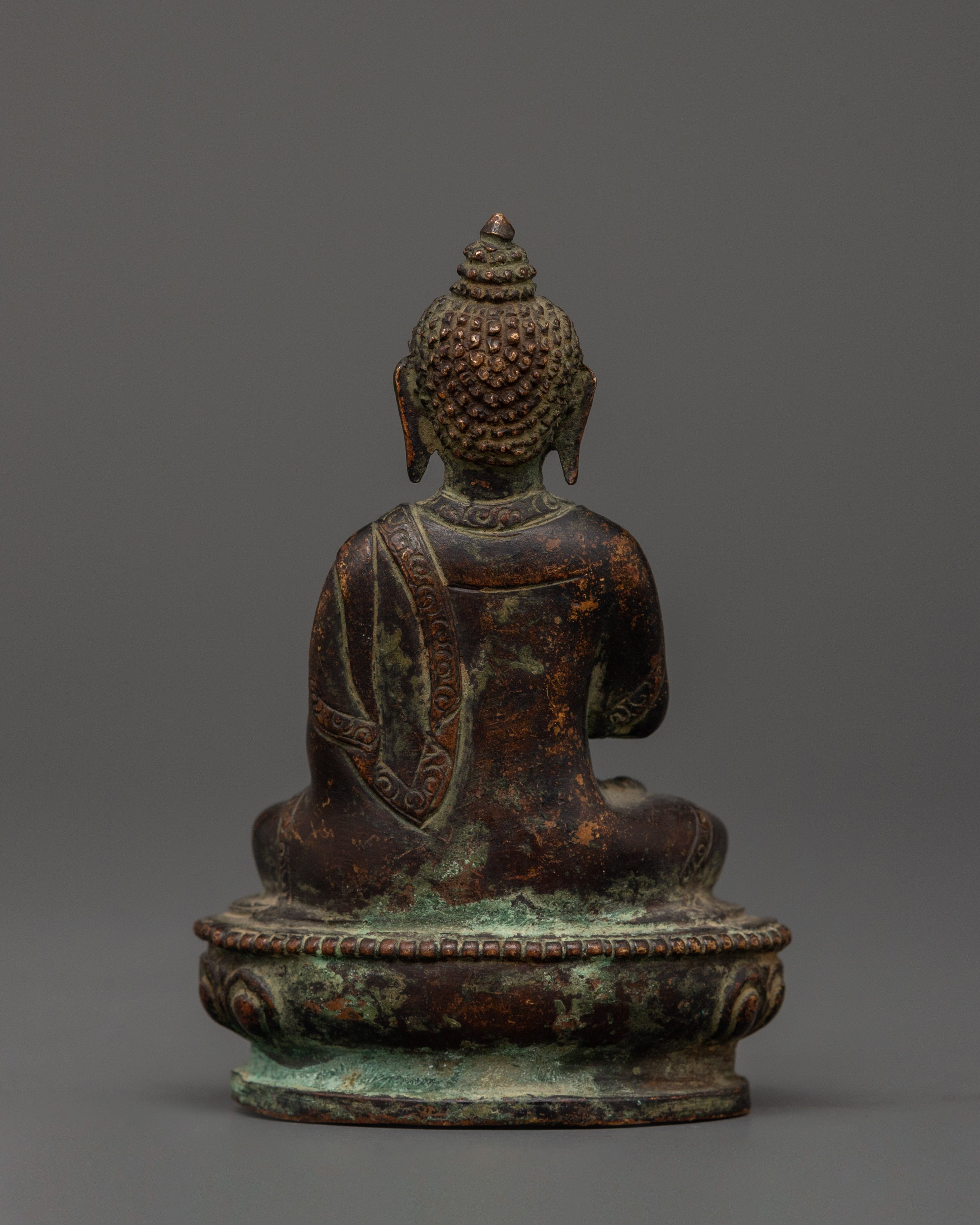 Enlightenment Vairocana Buddha Statue | Copper Buddhist Sculpture