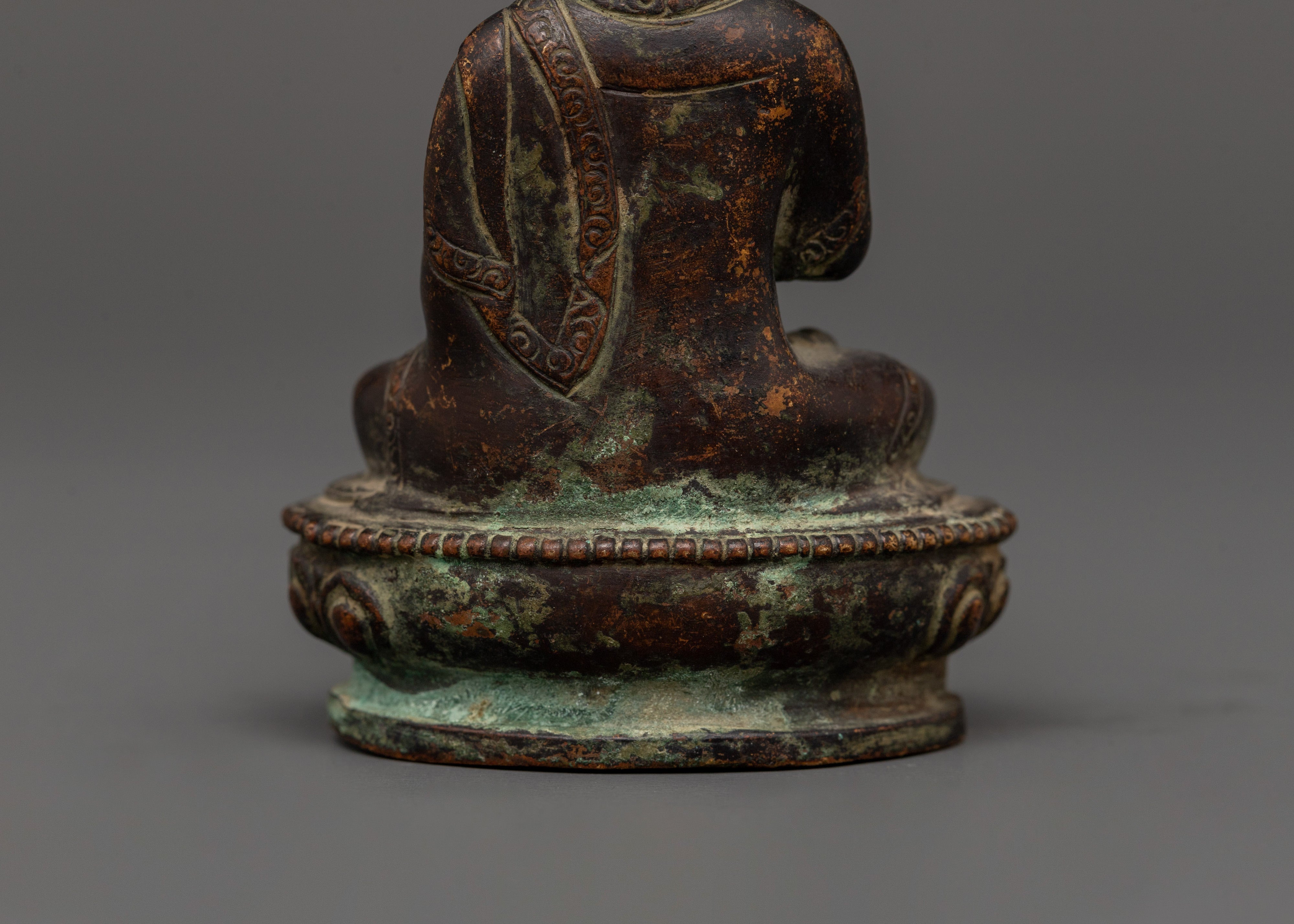 Enlightenment Vairocana Buddha Statue | Copper Buddhist Sculpture