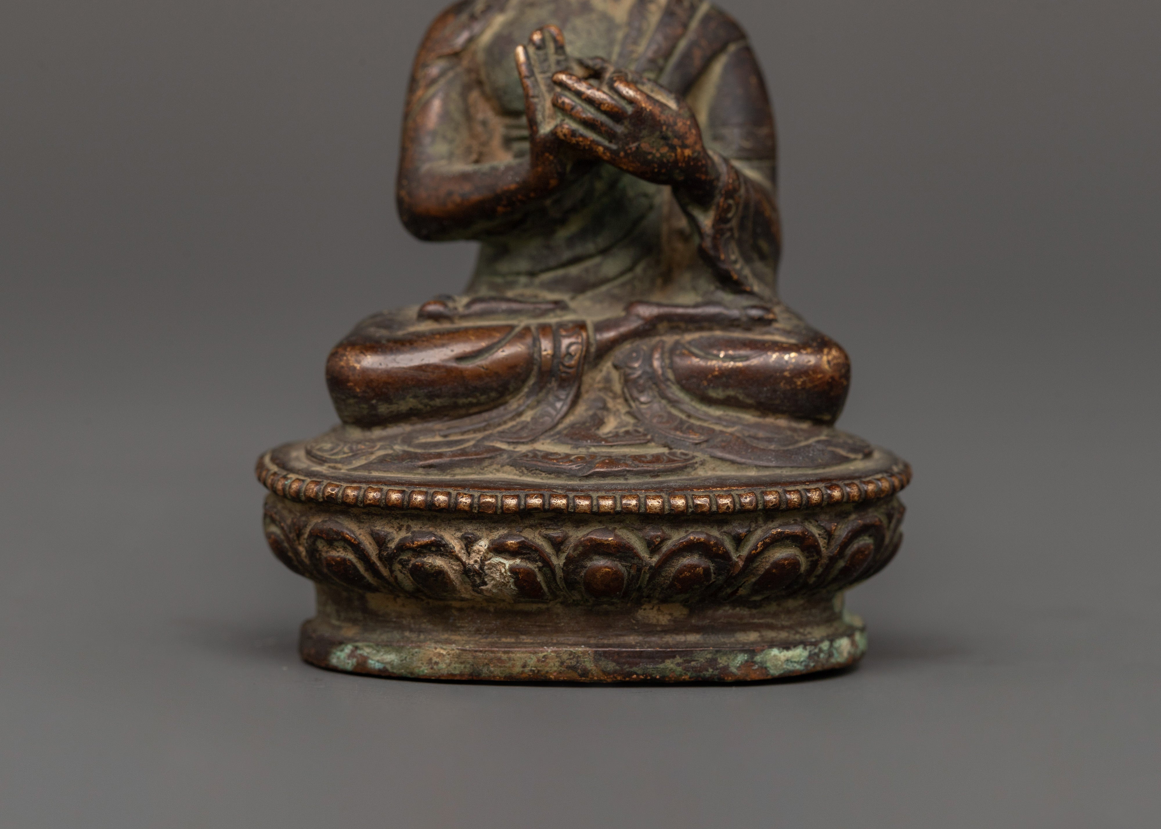 Enlightenment Vairocana Buddha Statue | Copper Buddhist Sculpture