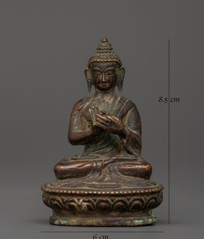 Enlightenment Vairocana Buddha Statue | Copper Buddhist Sculpture