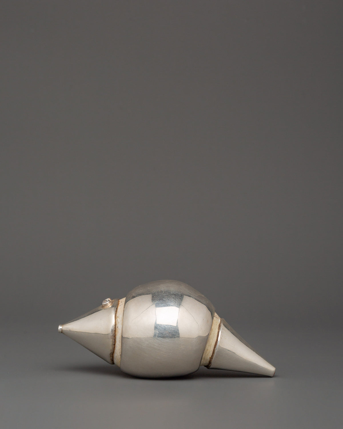 Handcrafted Pure Silver Conch Spiritual Item | Spiritual & Ritual Decor