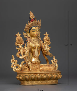Sita tara sculpture for shrine