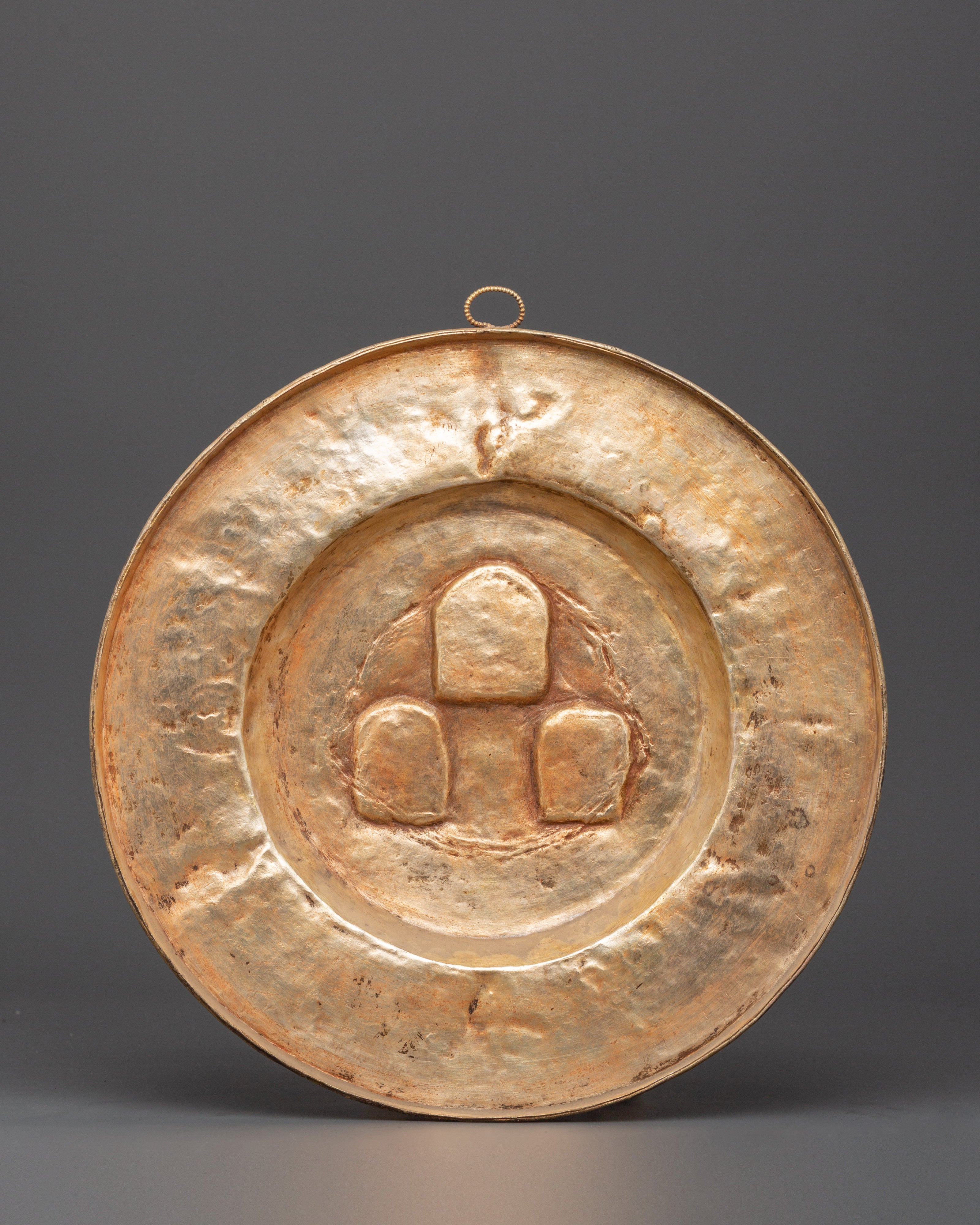 Wall Hanging Madala with Bodhisattvas | Inlaid Mandala with Turquoise, Coral, and Ruby