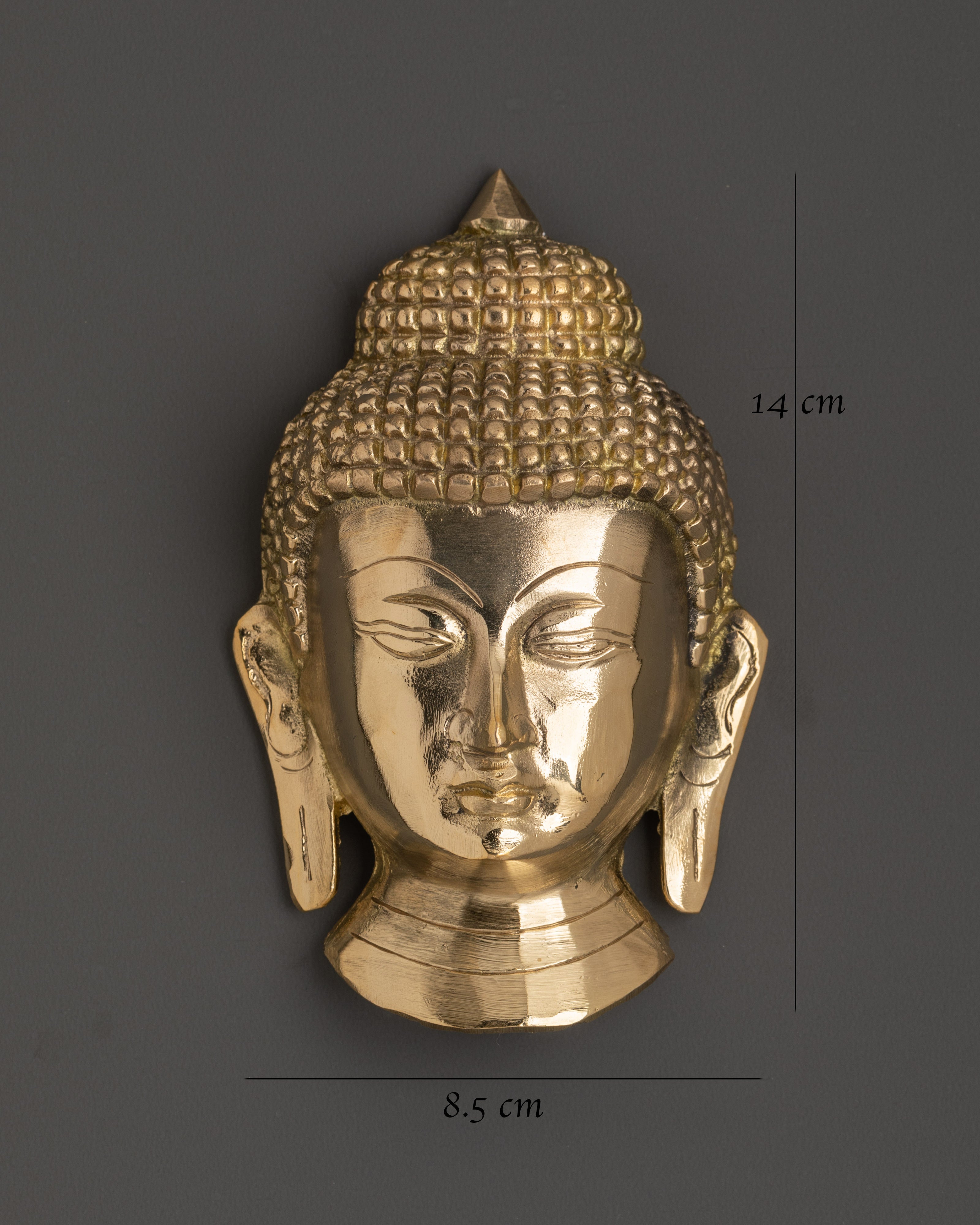 Golden Handmade Buddha Wall Hanging |Wall Hanging for Tranquility