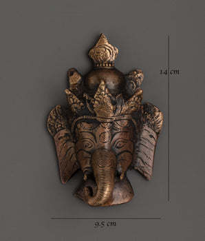 Hindu Deity Ganesha Wall Hanging | Lord Ganesha Sculpture for Home